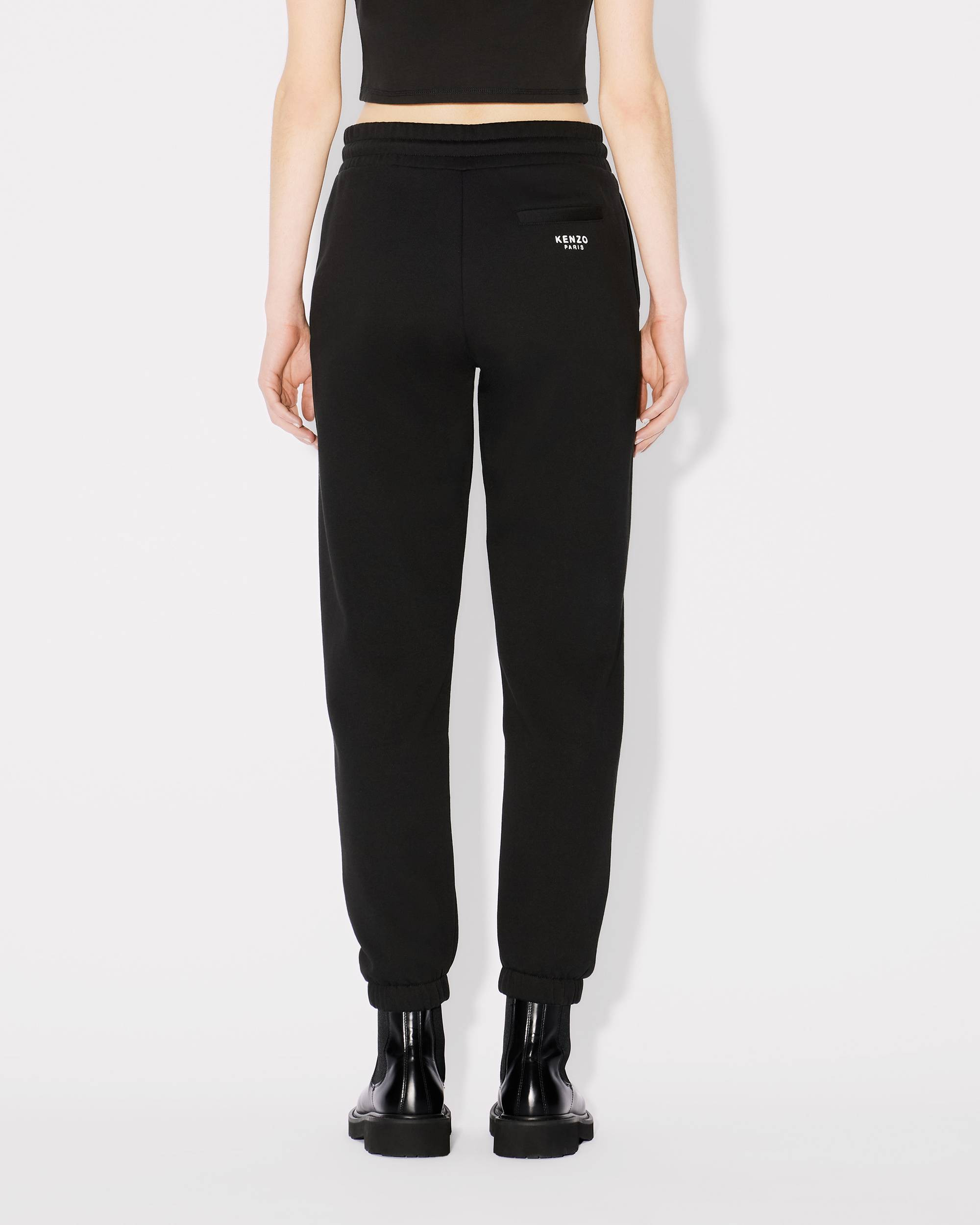 'Boke Flower' classic embroidered jogpants - 4