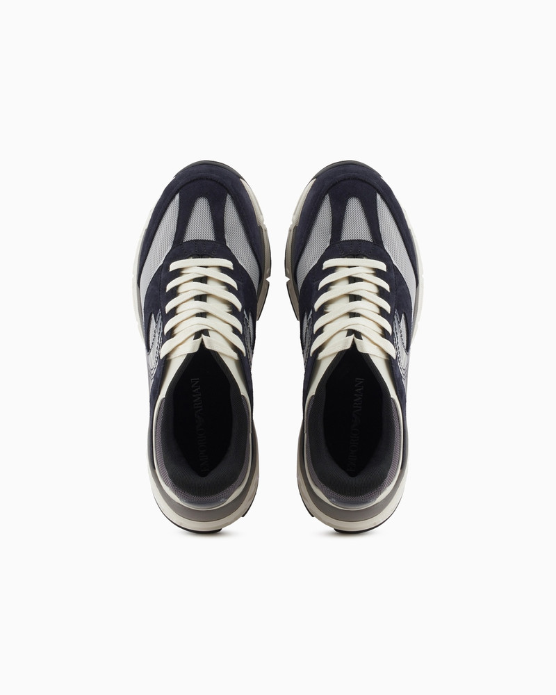 MESH SNEAKERS 와 SUEDE 세부 사항 3