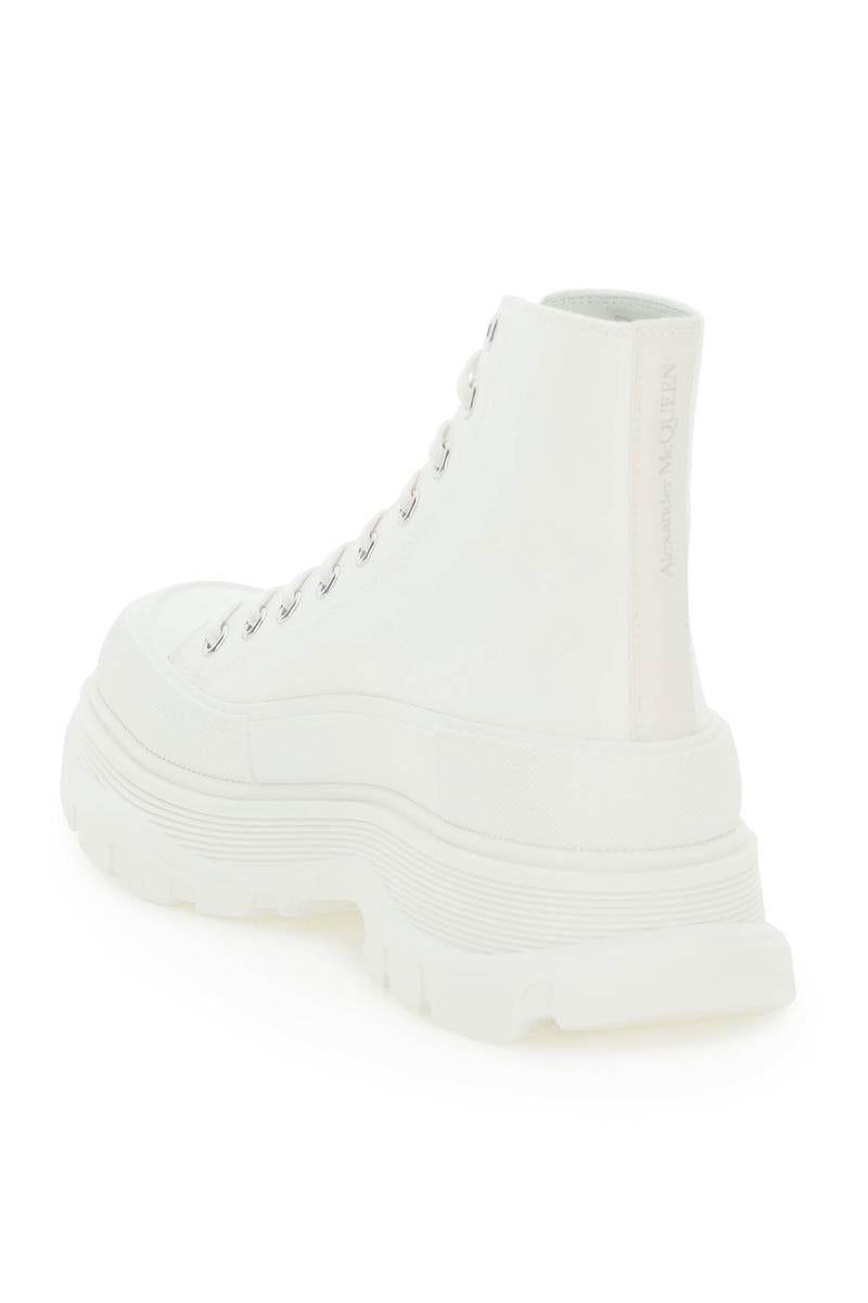 ALEXANDER MCQUEEN TREAD SLEEK HIGH-TOP SNEKAERS - 3