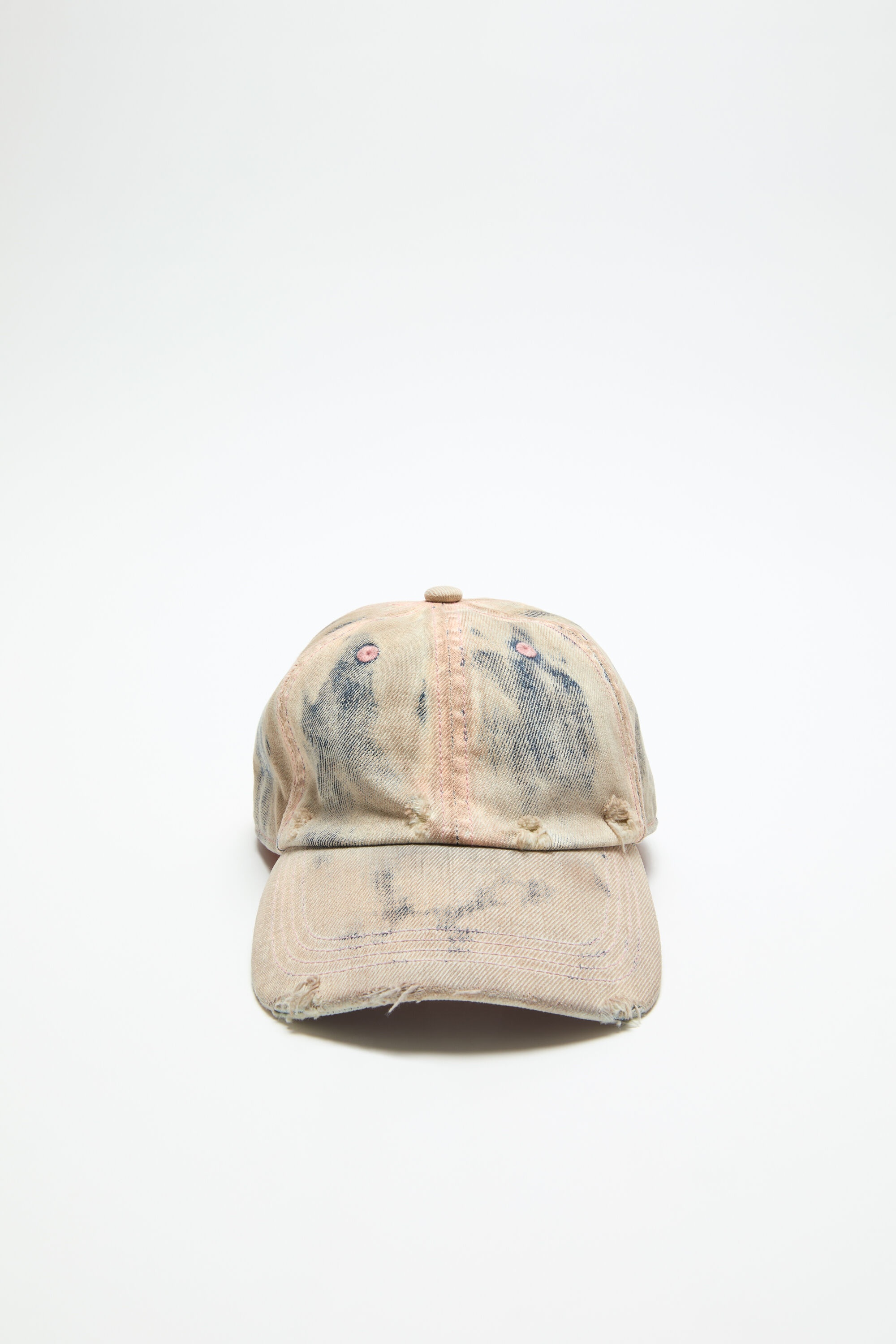 Cap coated denim - Dirty blue/aqua blue - 1