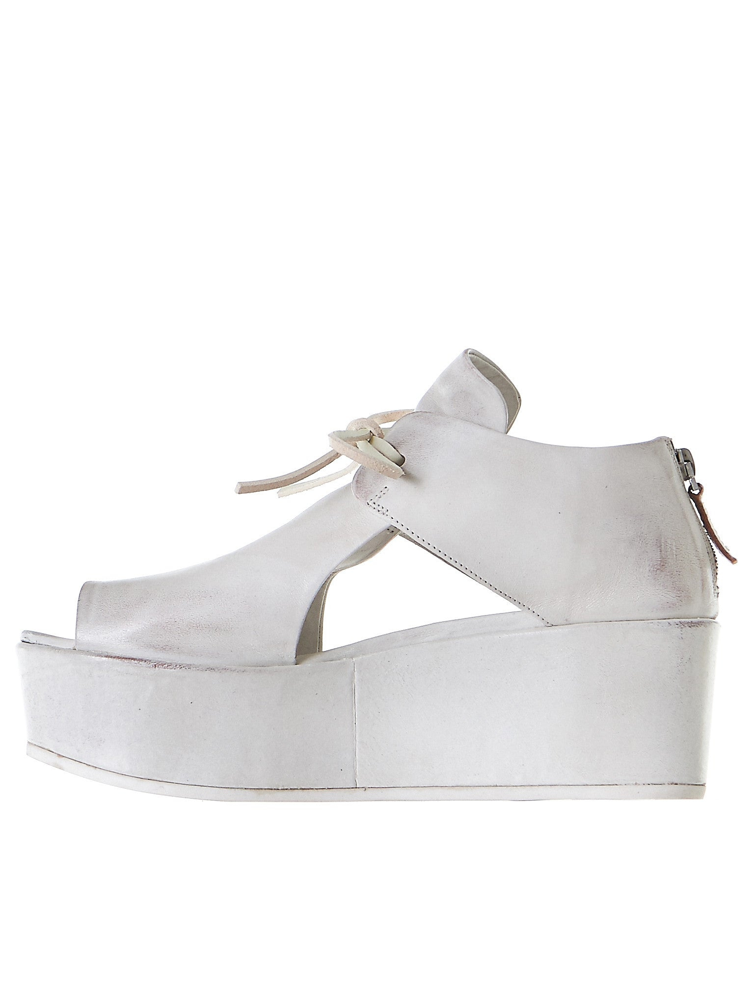 Lace-Up Platform Shoes - 3
