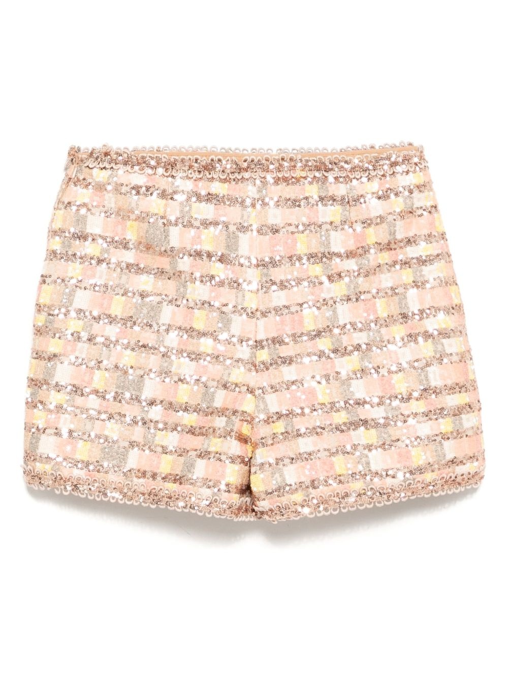 tweed sequin shorts - 2