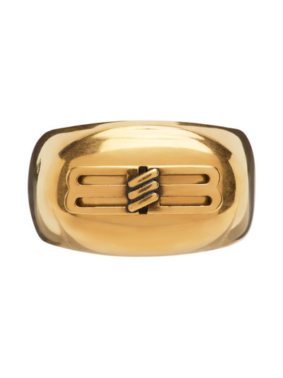 BALENCIAGA Gold 'BB' Icon Ring outlook