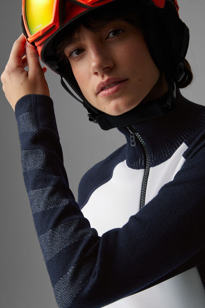 Belle First layer in Navy blue/White - 4