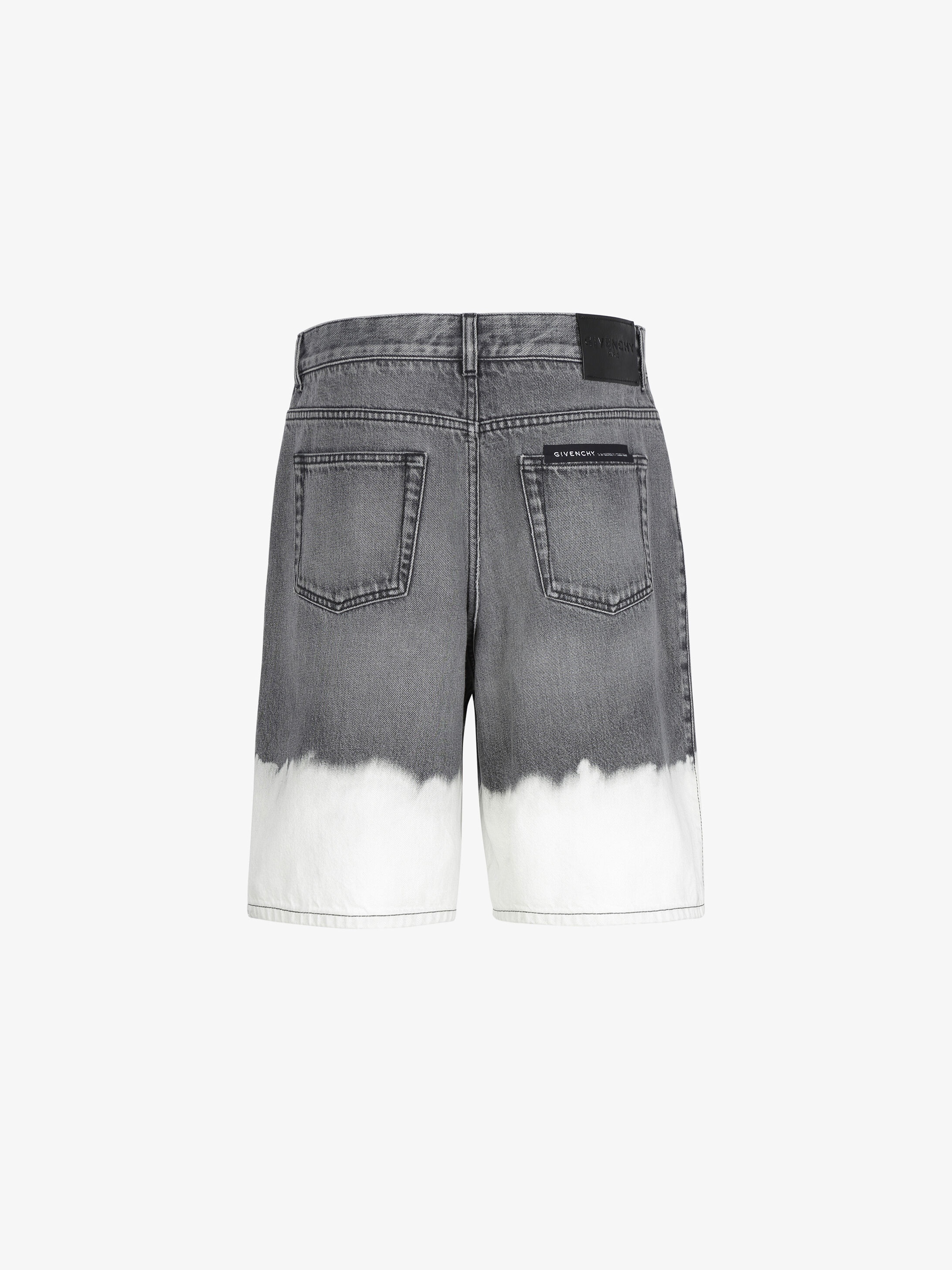 Two tone short pants in denim - 4