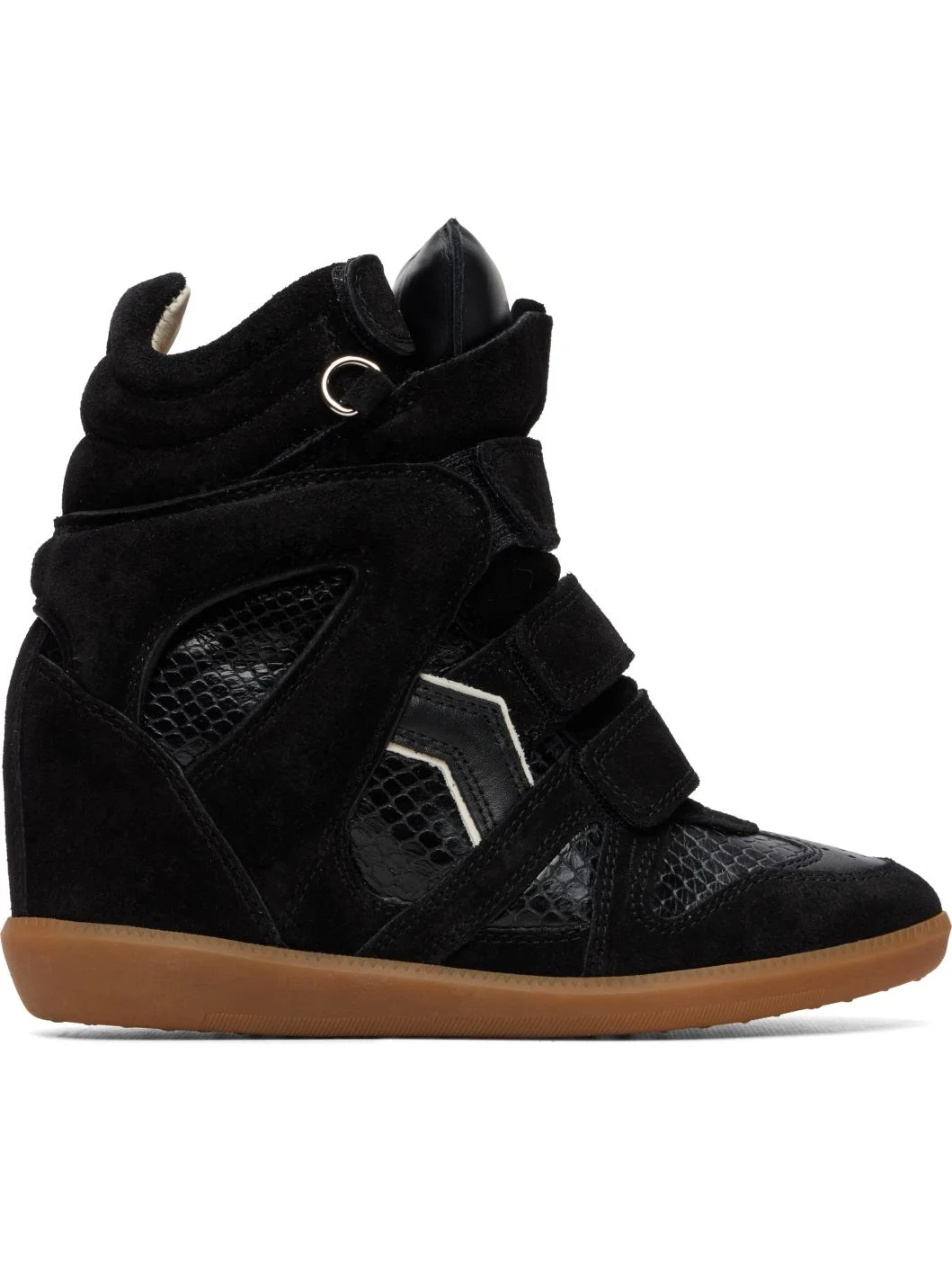 Black Python Bekett Ring Sneakers - 1