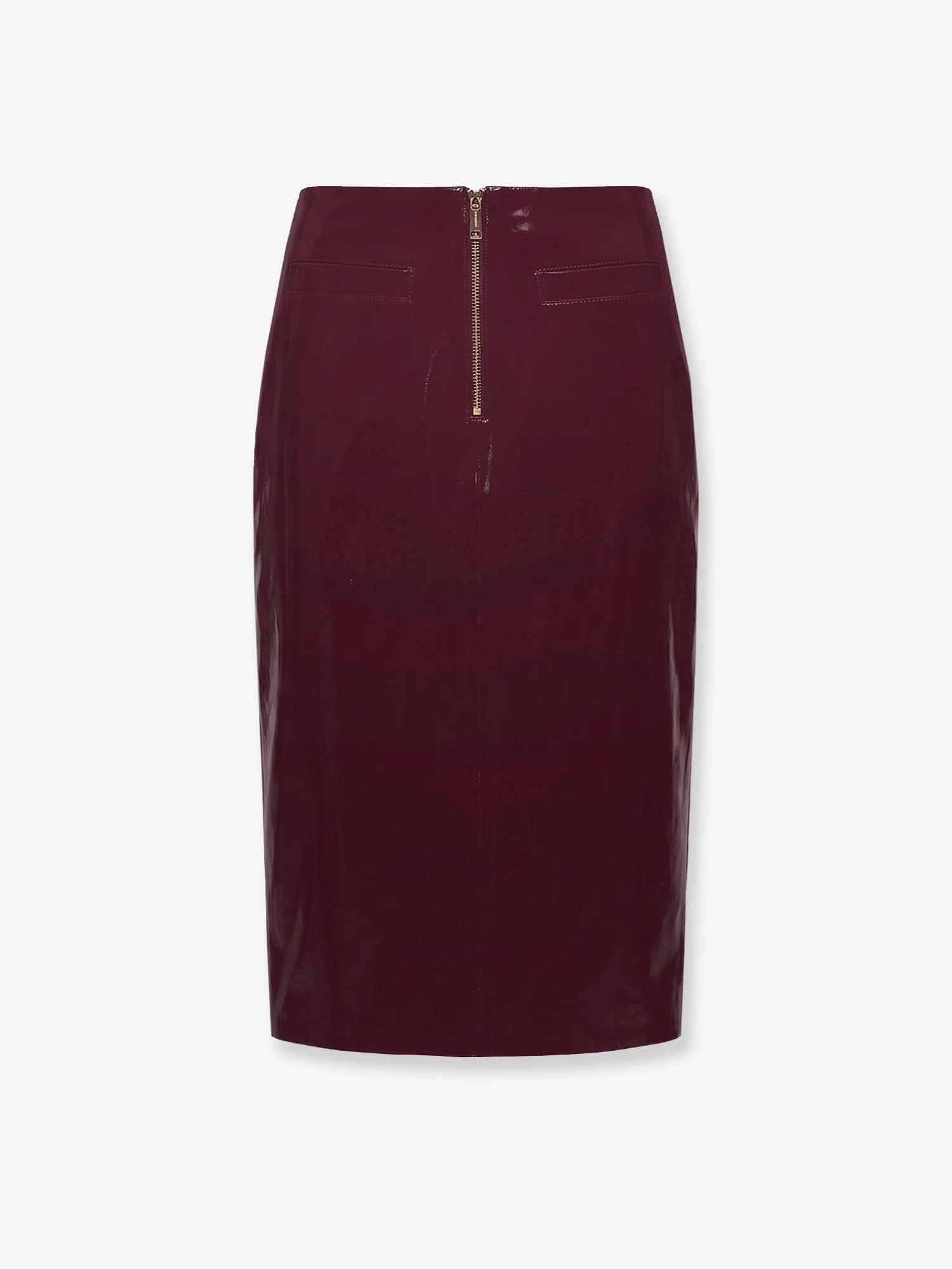 Self Portrait Vinyl Midi Skirt - 1