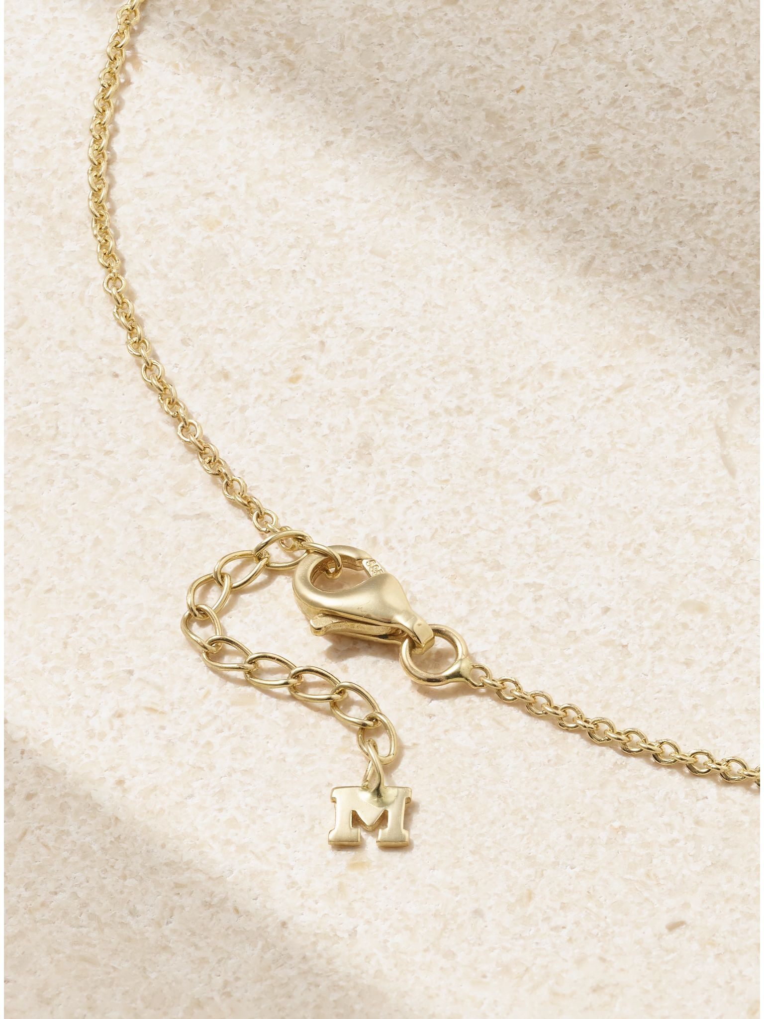 14-karat gold amethyst anklet Gold - 3
