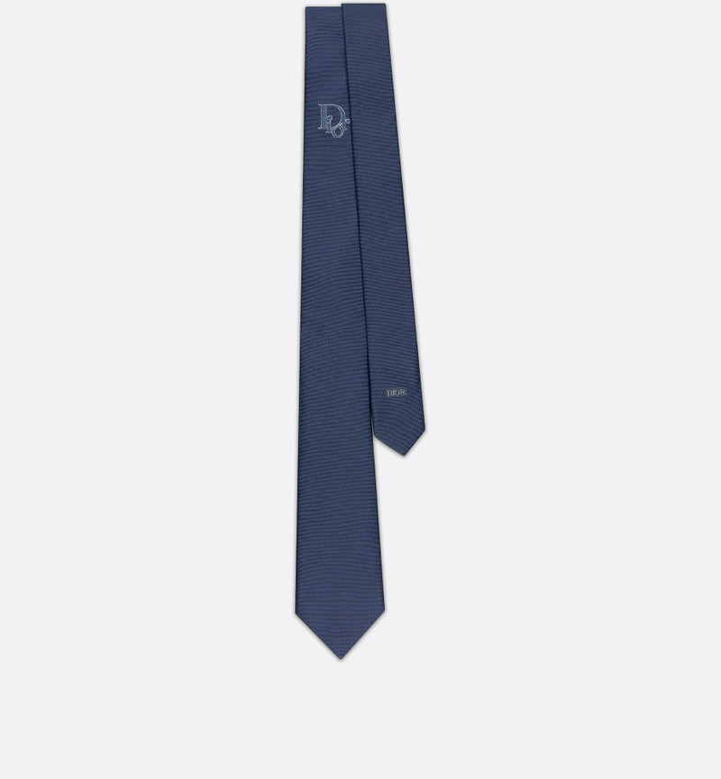 Tie with Centered Dior Oblique 1