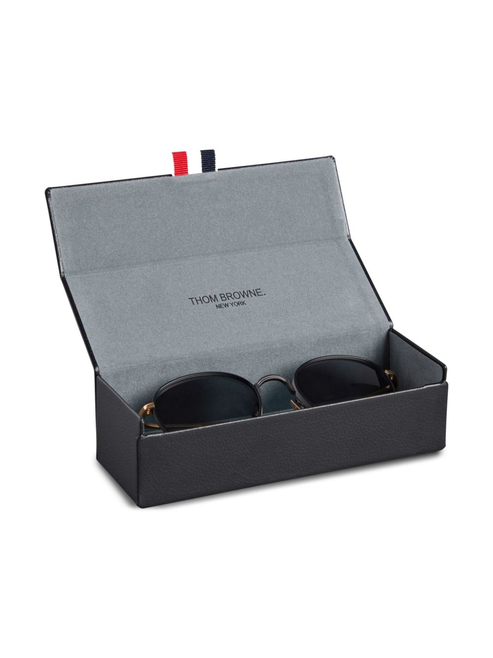 round-frame tinted sunglasses - 4