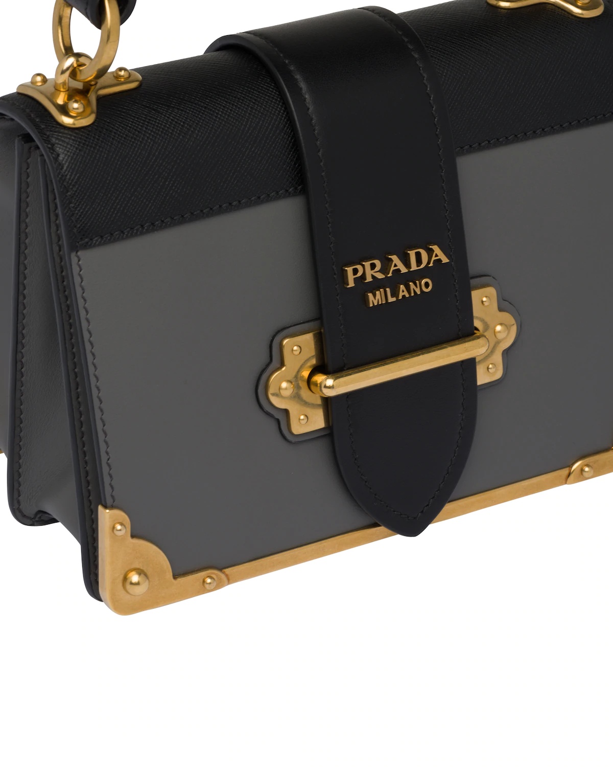 Leather Prada Cahier Bag - 6