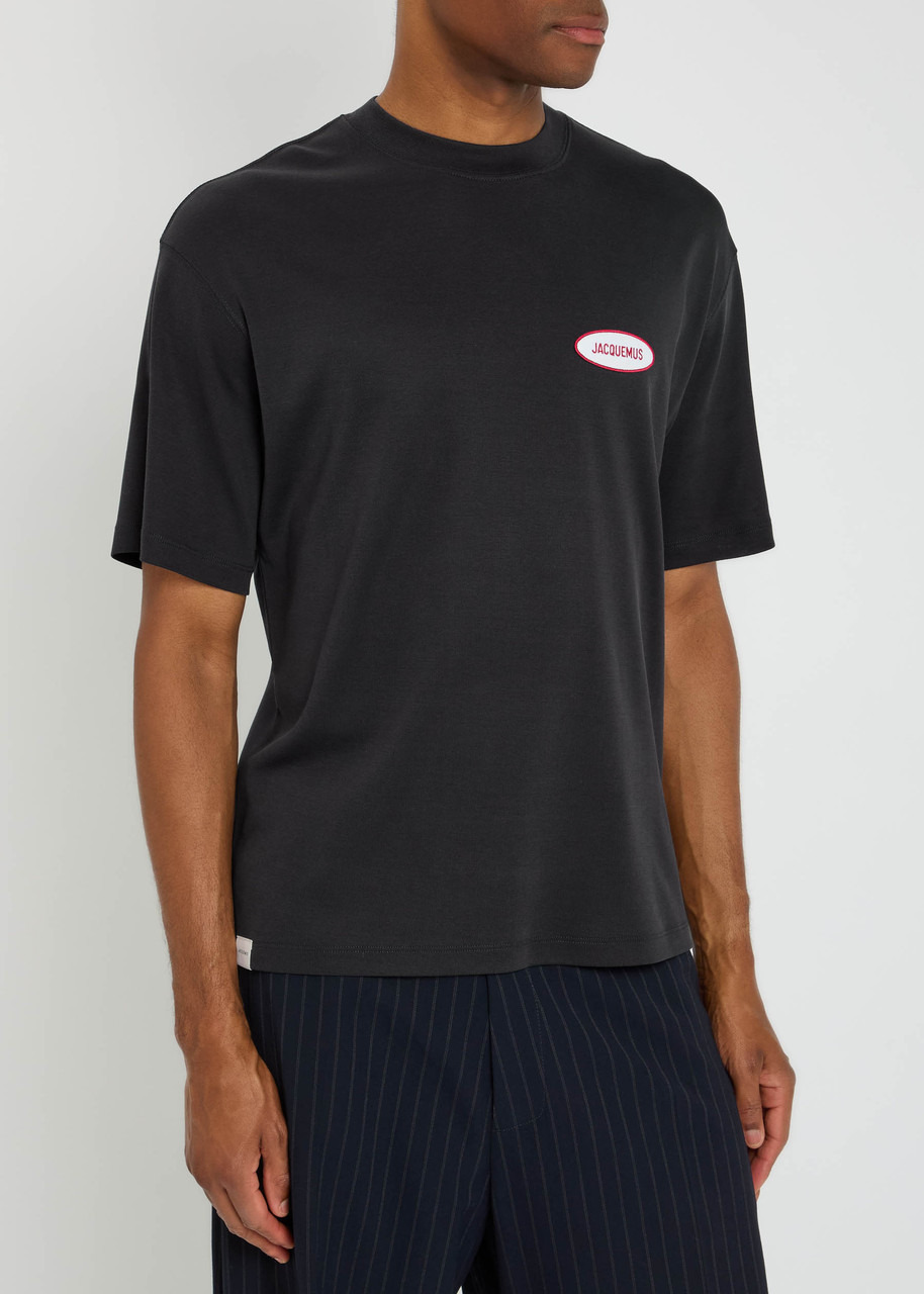 Jacquemus Le T-shirt Logo-embroidered Cotton T-shirt - 2