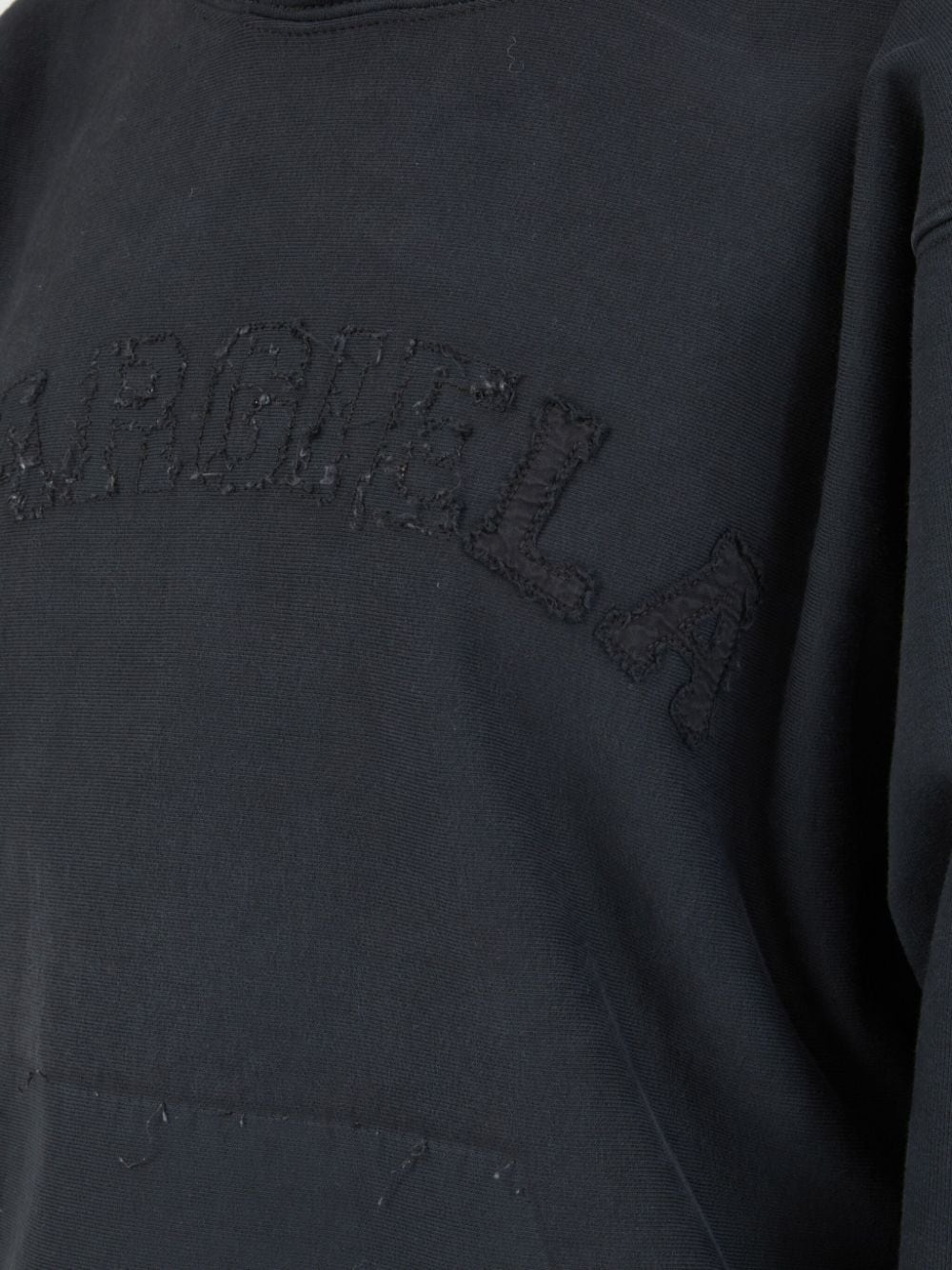 logo-embroidered cotton hoodie - 7