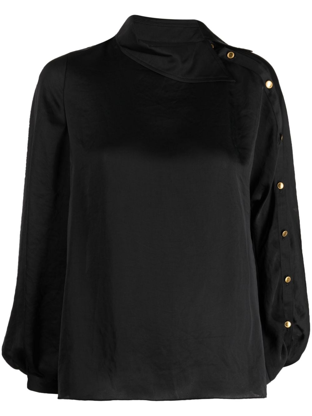 buttoned long-sleeve shirt - 1