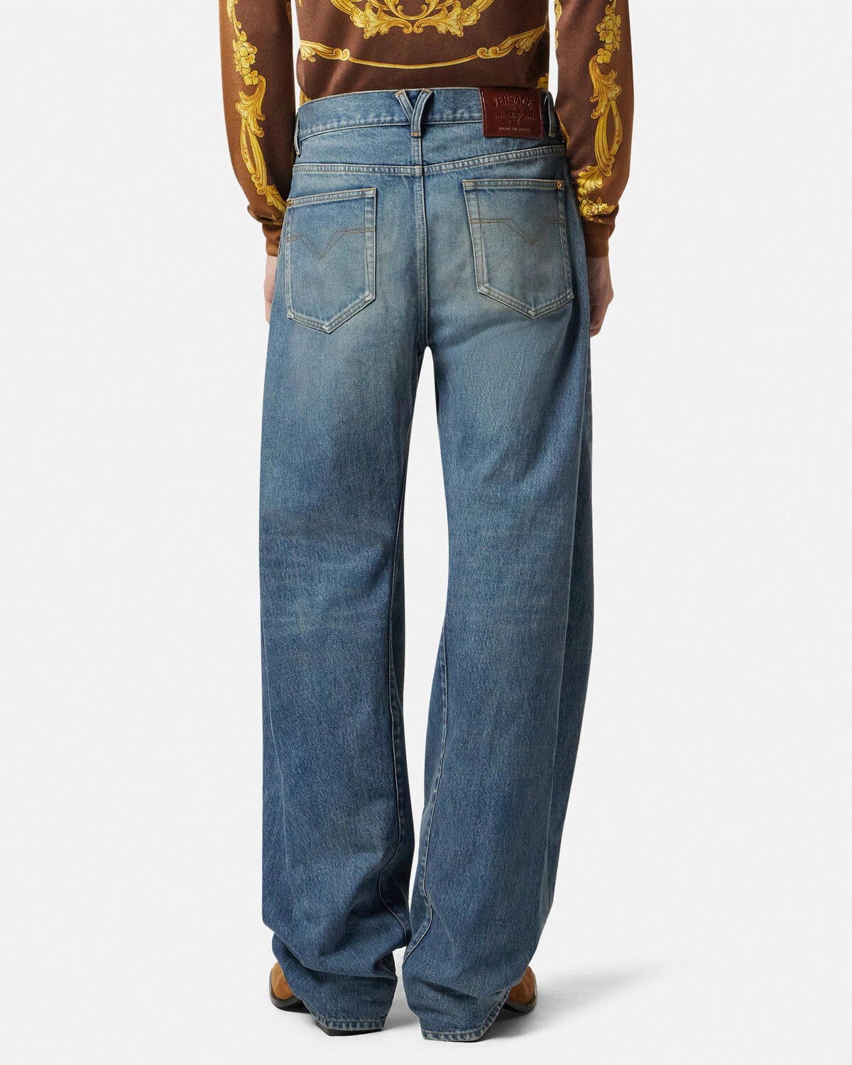 Baggy Twisted Japanese Jeans - 5