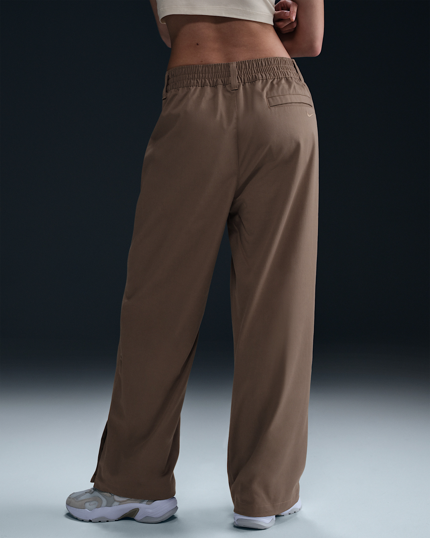 Nike Sportswear Collection Women's Mid-Rise Twill Trousers - 3