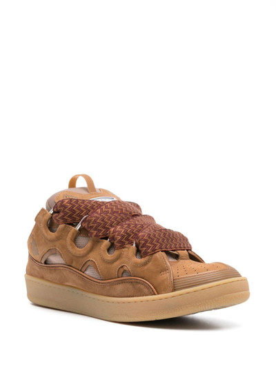 Lanvin Curb leather sneakers outlook