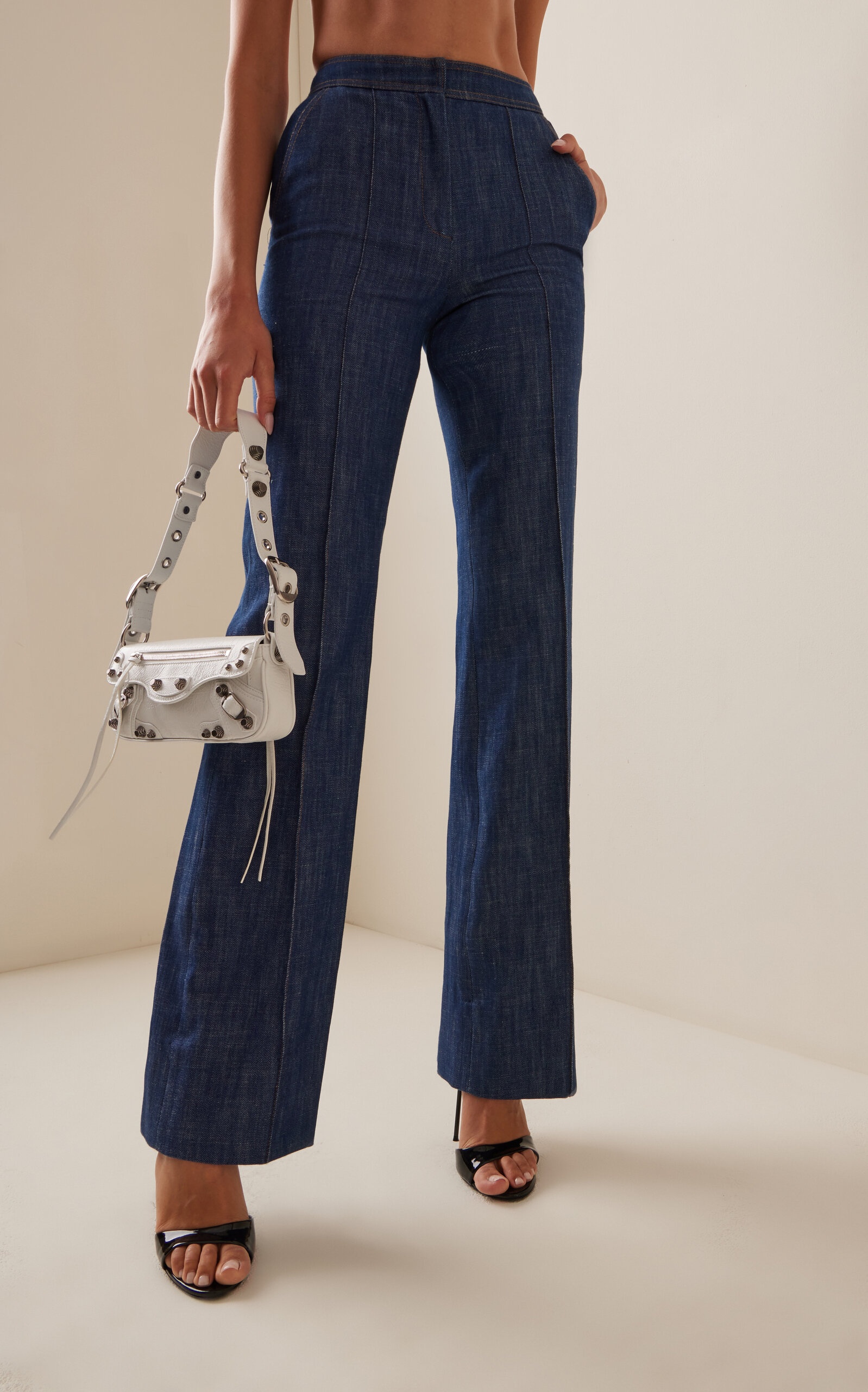 High-Rise Flared Jeans blue - 3