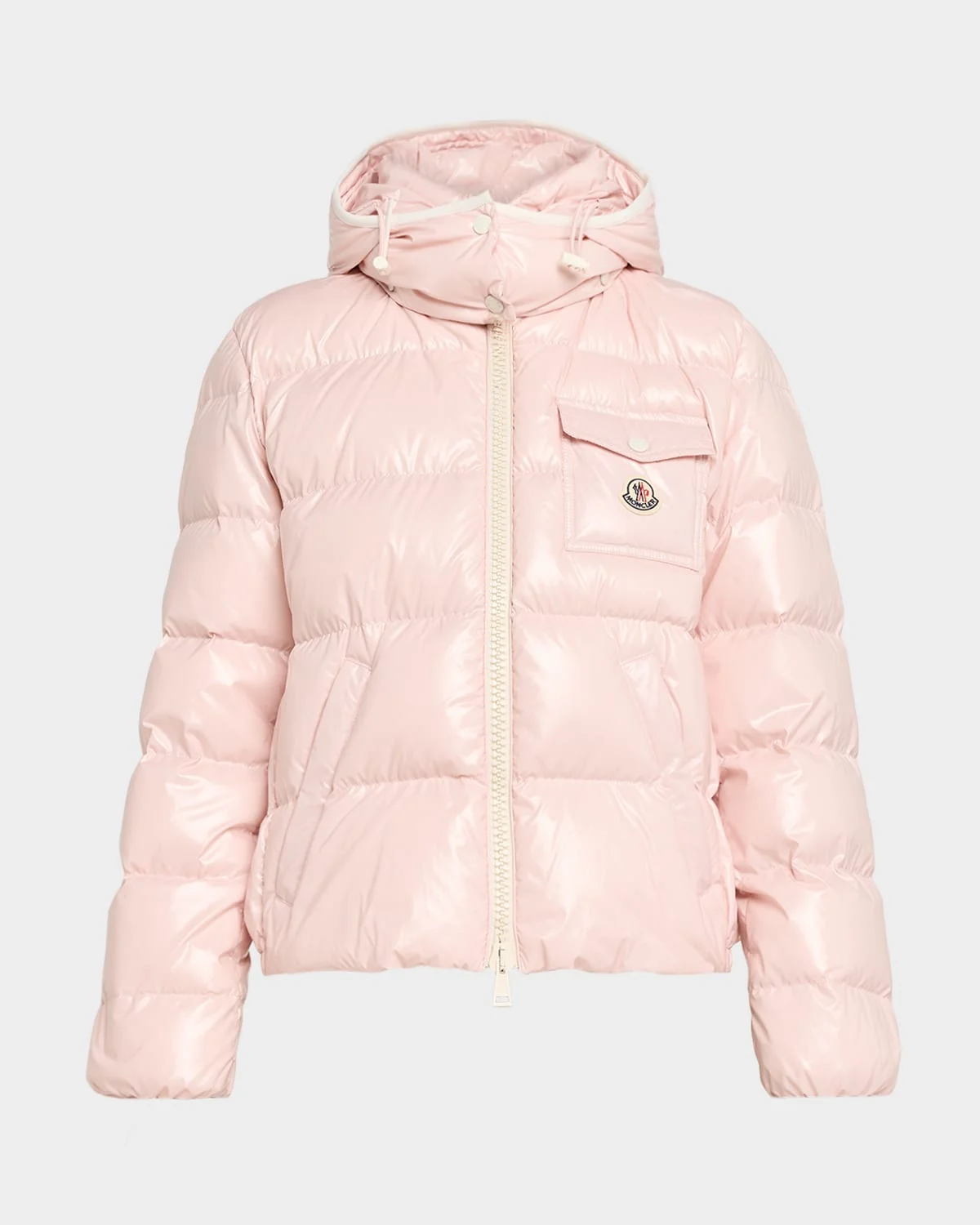 Andro Hooded Short Down Jacket - 1
