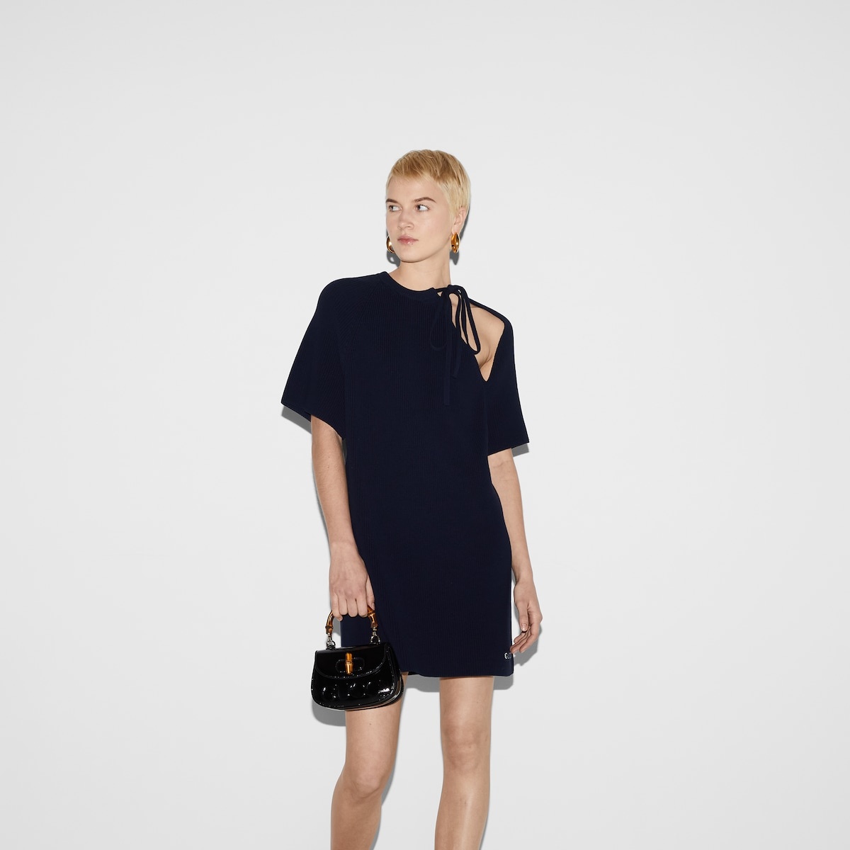 Chunky rib cotton dress - 7