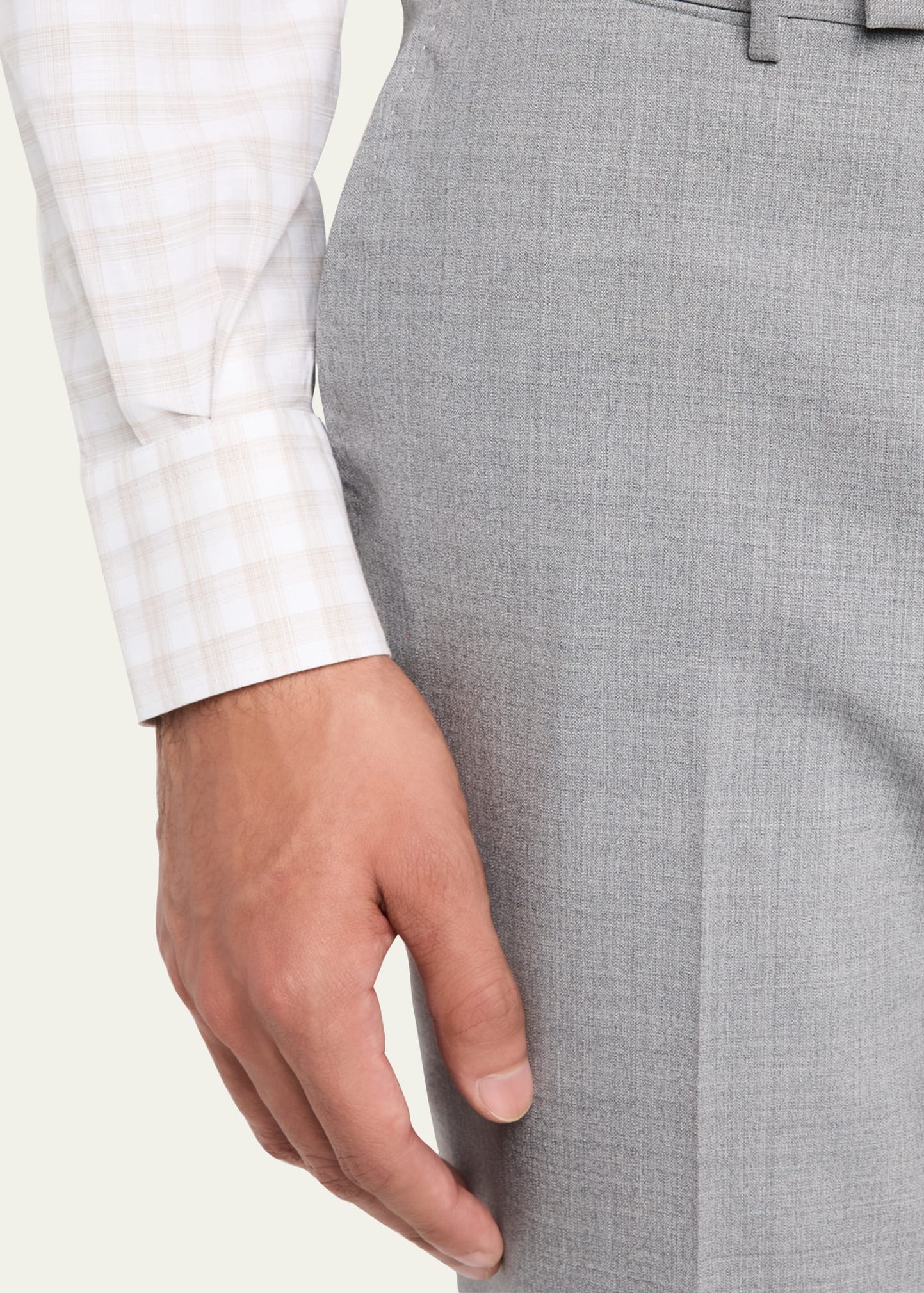 Men's High Performance Flat-Front Trousers - 4