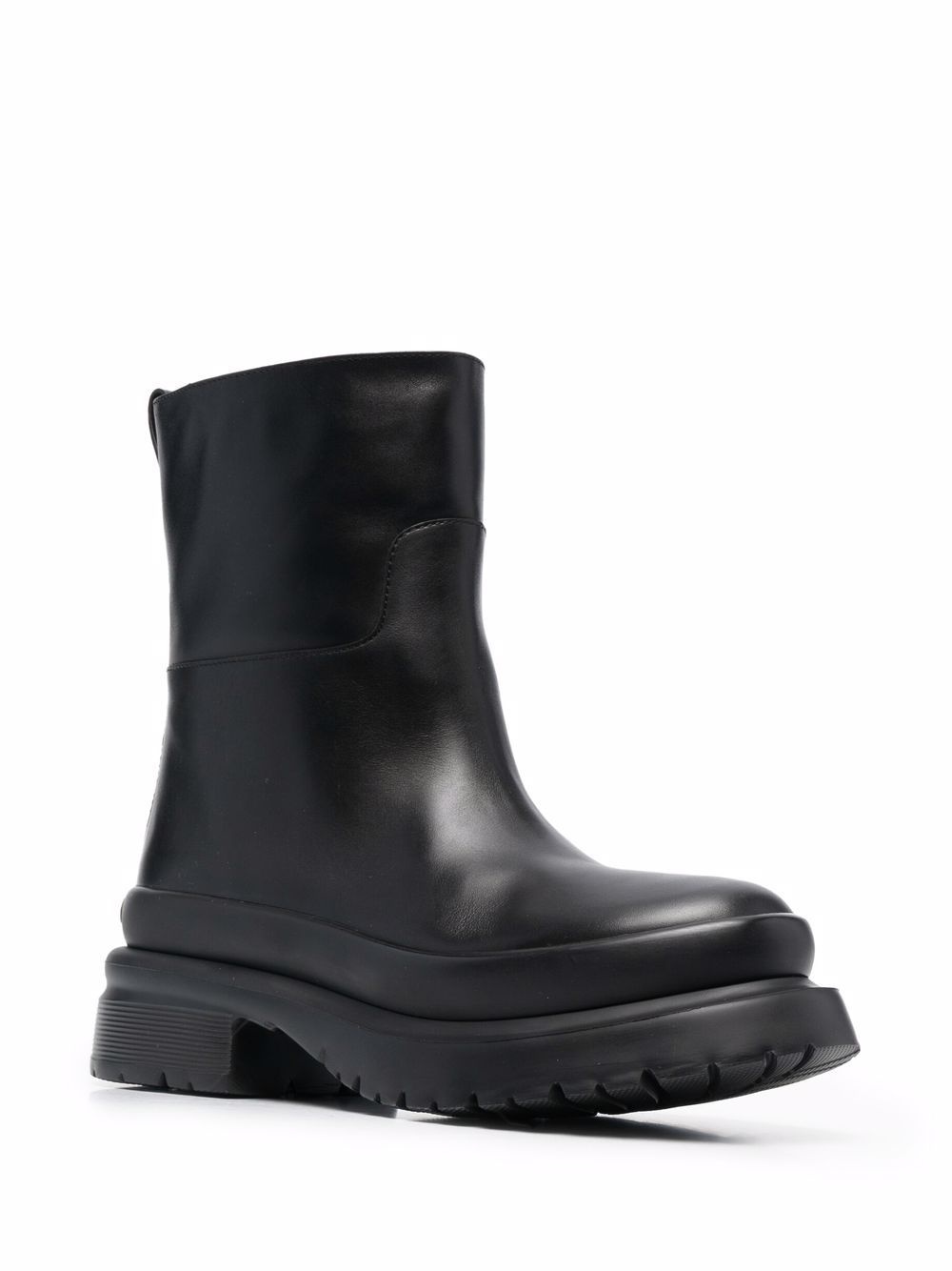 Rockstud almond-toe ankle boots - 2