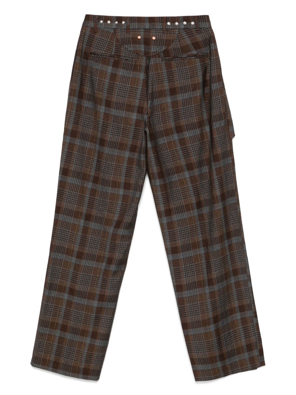 checked trousers - 2