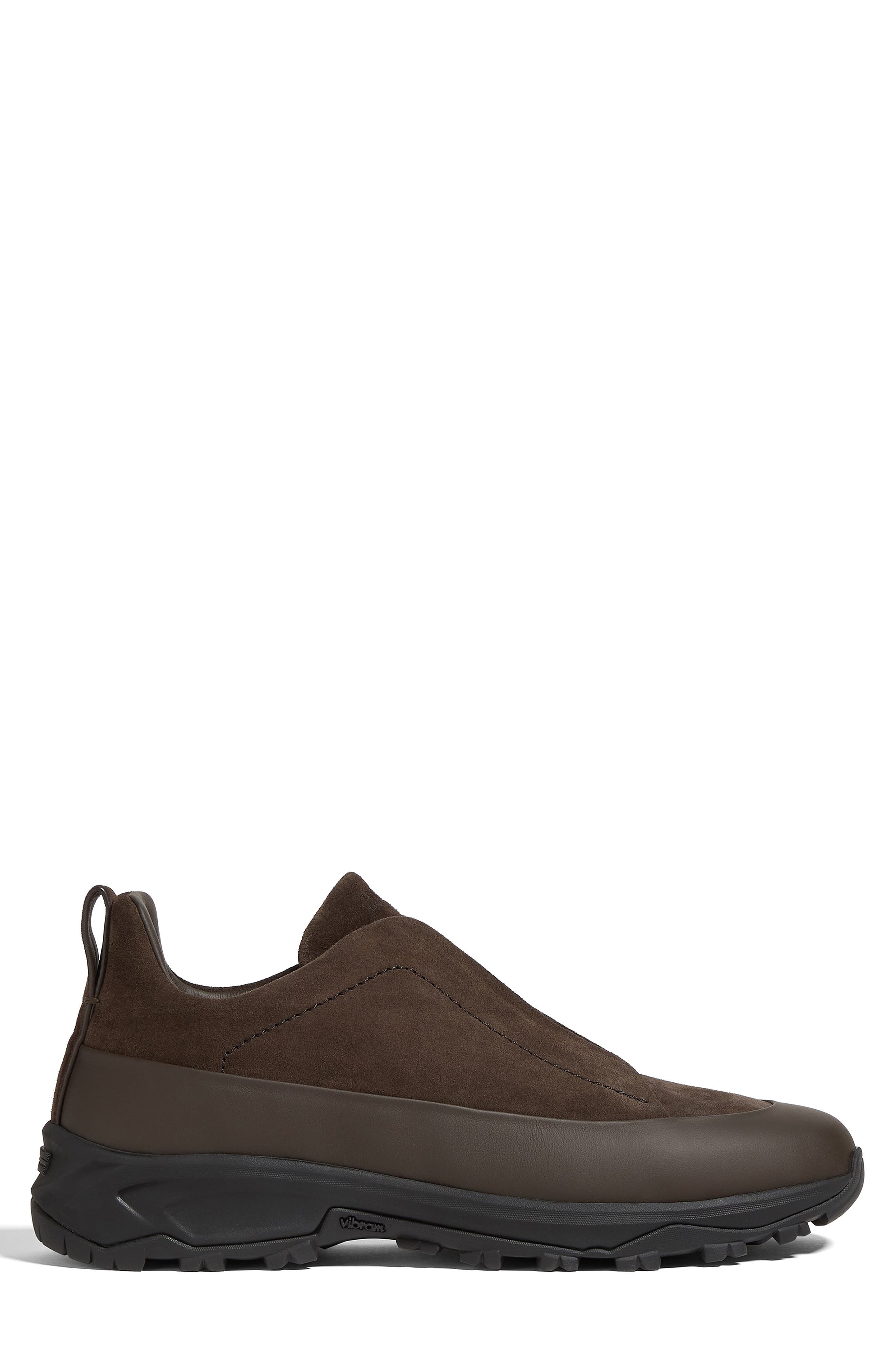 ZEGNA Triple Stitch™ Monte Sneaker in Dark Brown at Nordstrom - 3