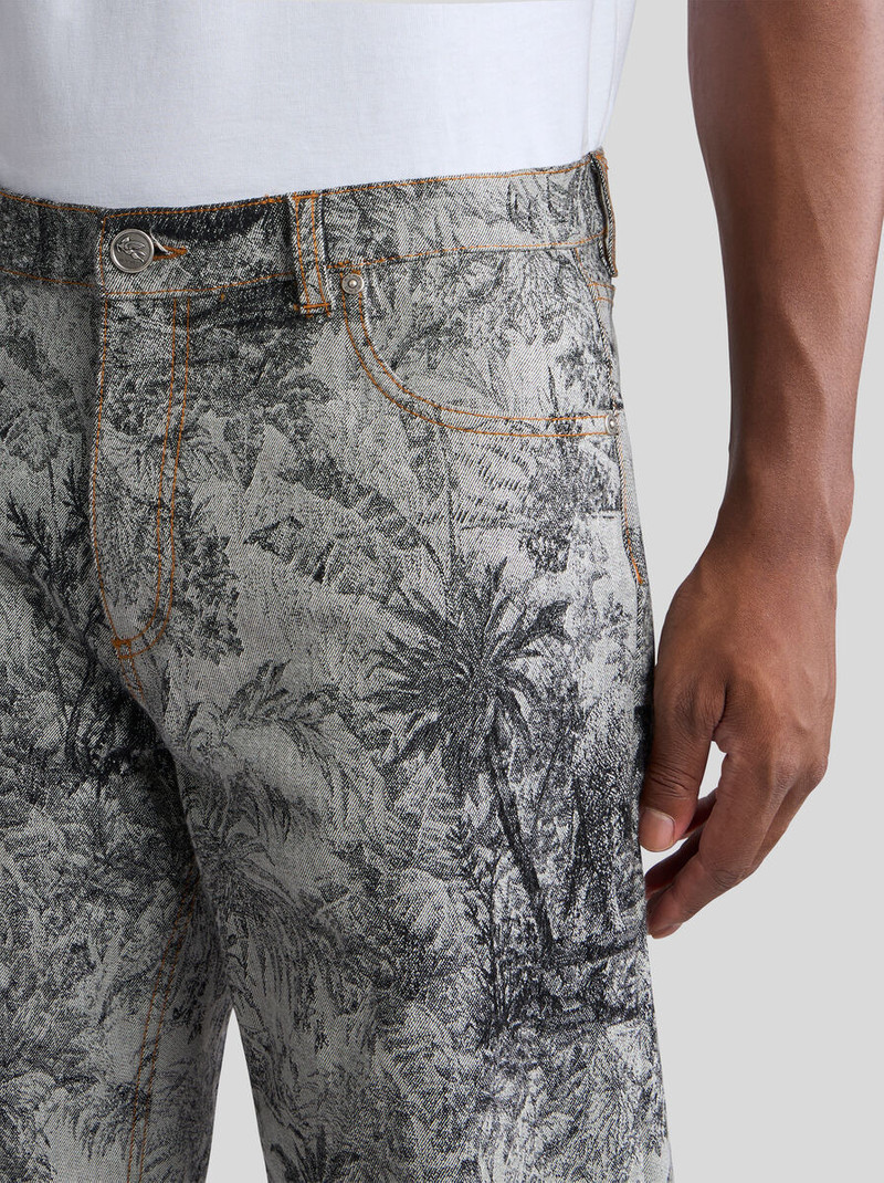 Etro WIDE-LEG JACQUARD JEANS outlook