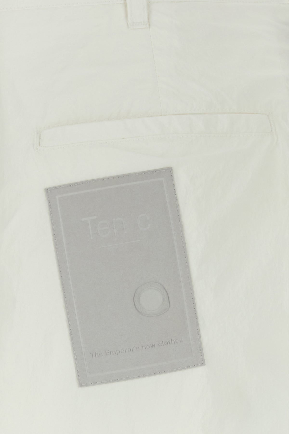 White nylon bermuda shorts - 3