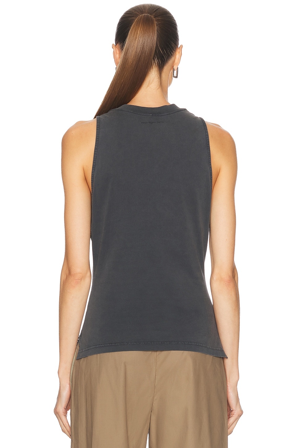 Belted Stonewashed Tank Top - 3