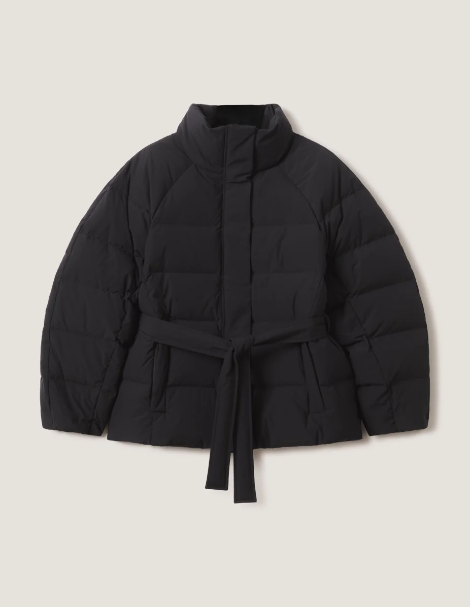 BELTED QUILTED PUFFER - 1