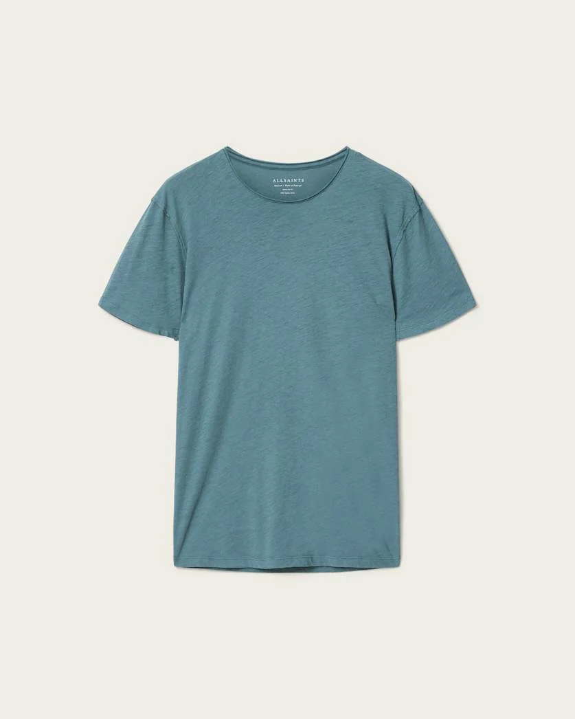 FIGURE CREW NECK RAW EDGE T-SHIRT - 1