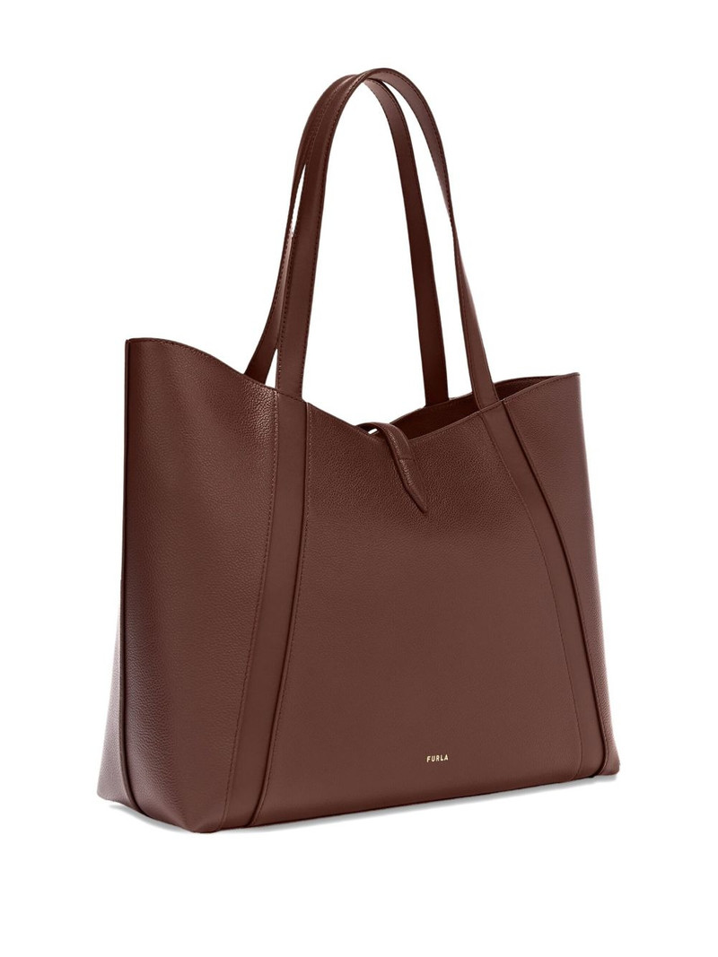 FURLA curved-panel clasp tote bag outlook