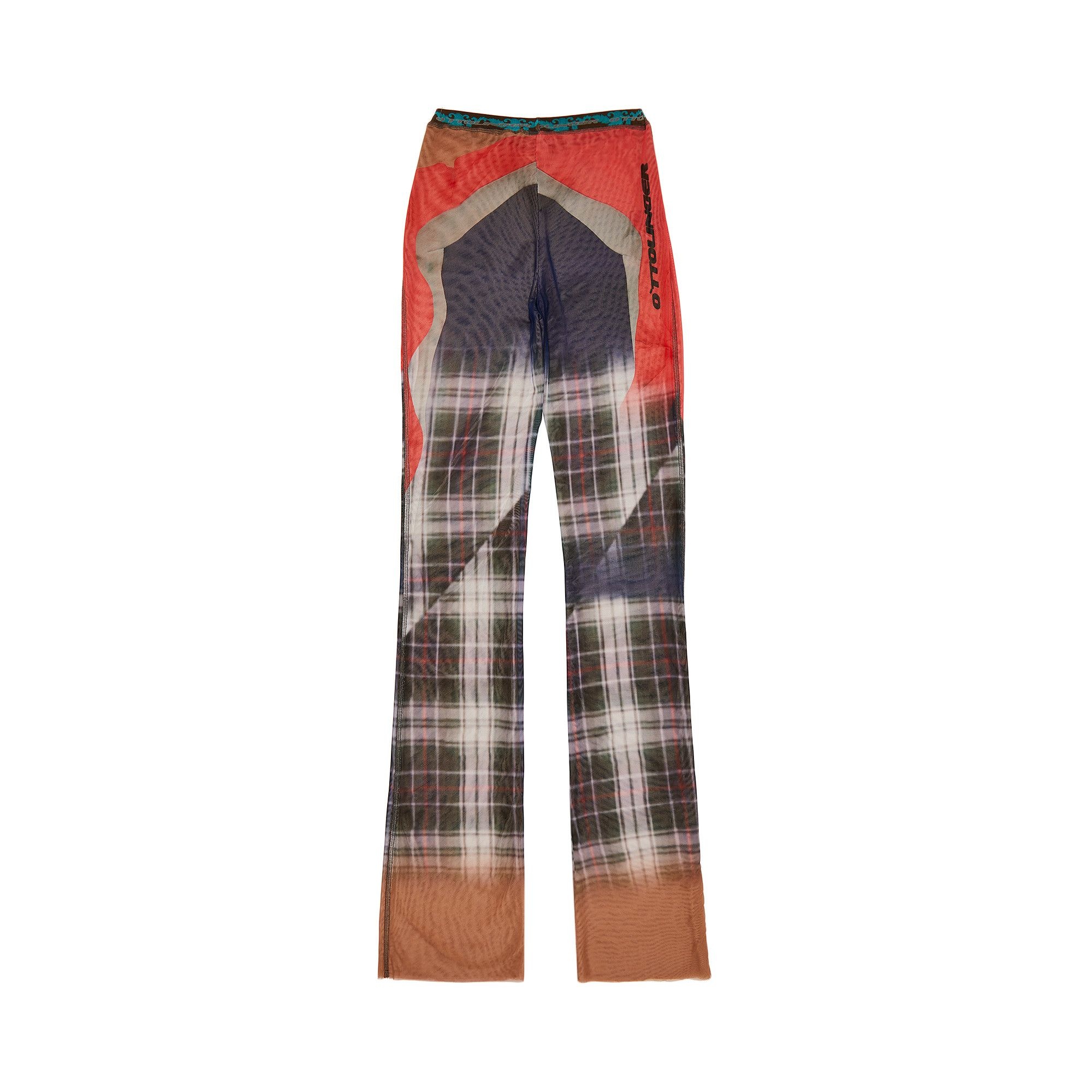 Ottolinger Mesh Pants 'Surf Plaid Print' - 2