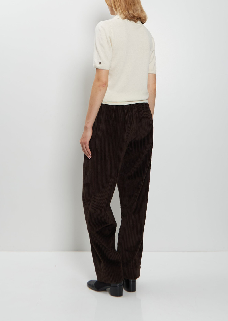 META CAMPANIA COLLECTIVE ED Cotton Corduroy Drawstring Trousers outlook