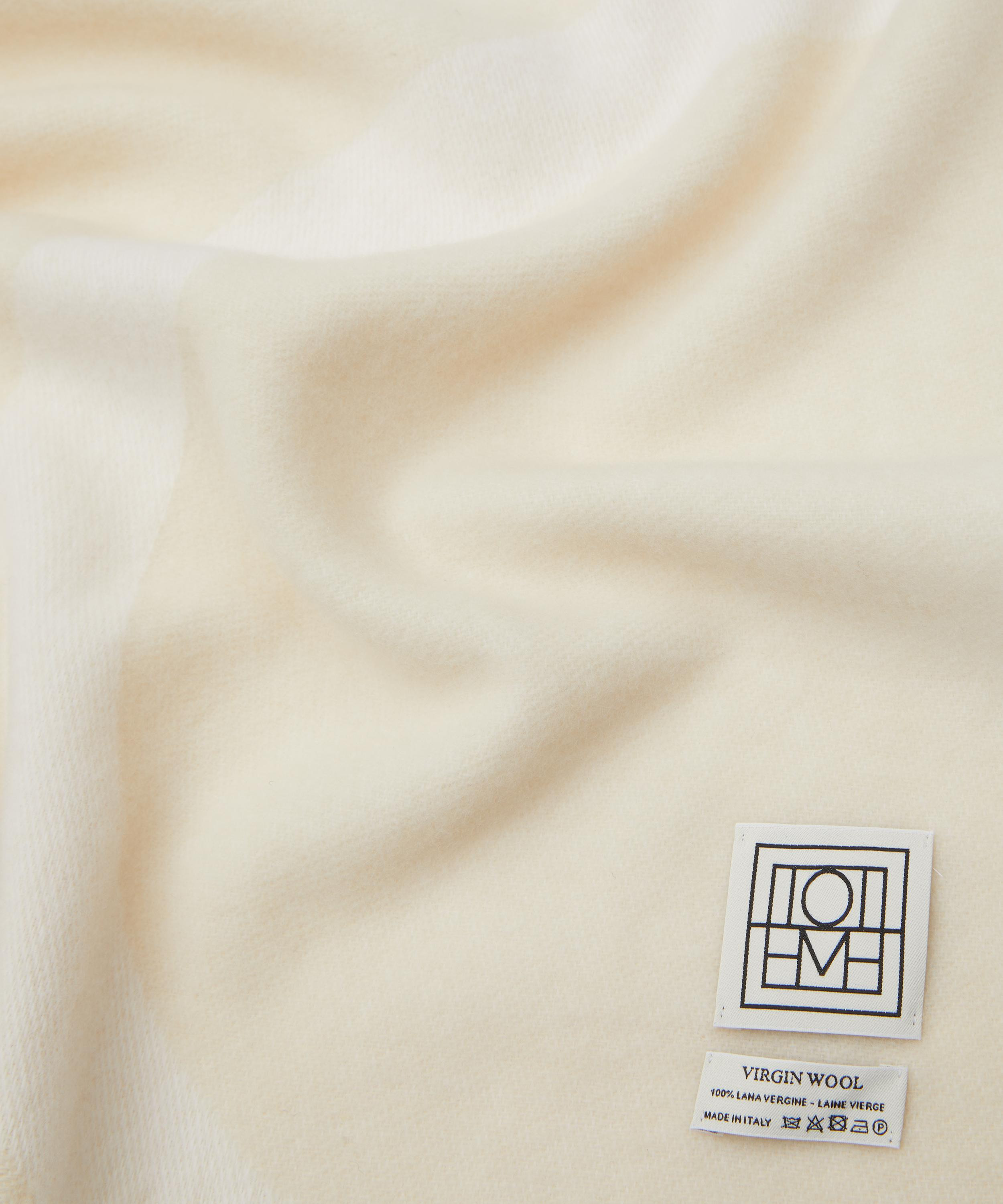 Monogram Jacquard Wool Fringed Scarf - 4