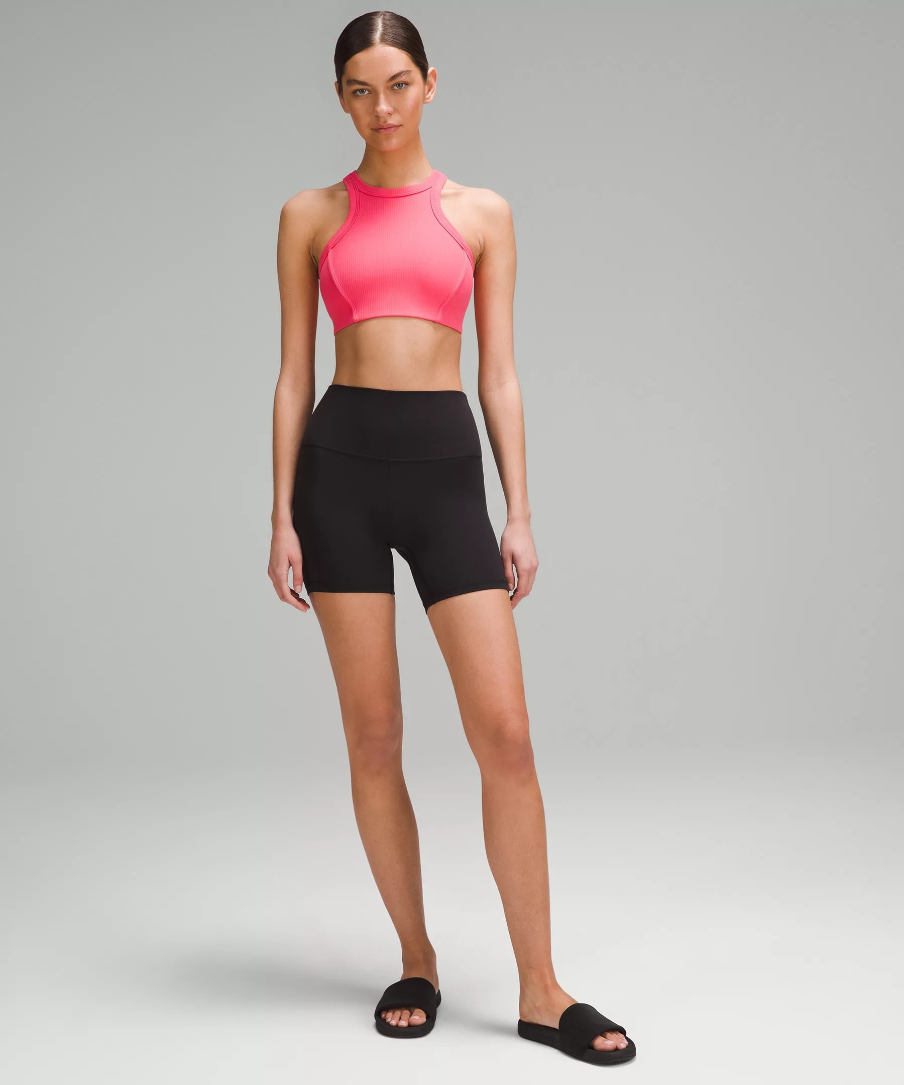 Ribbed Nulu High-Neck Yoga Bra *Light Support, B/C Cup - 3
