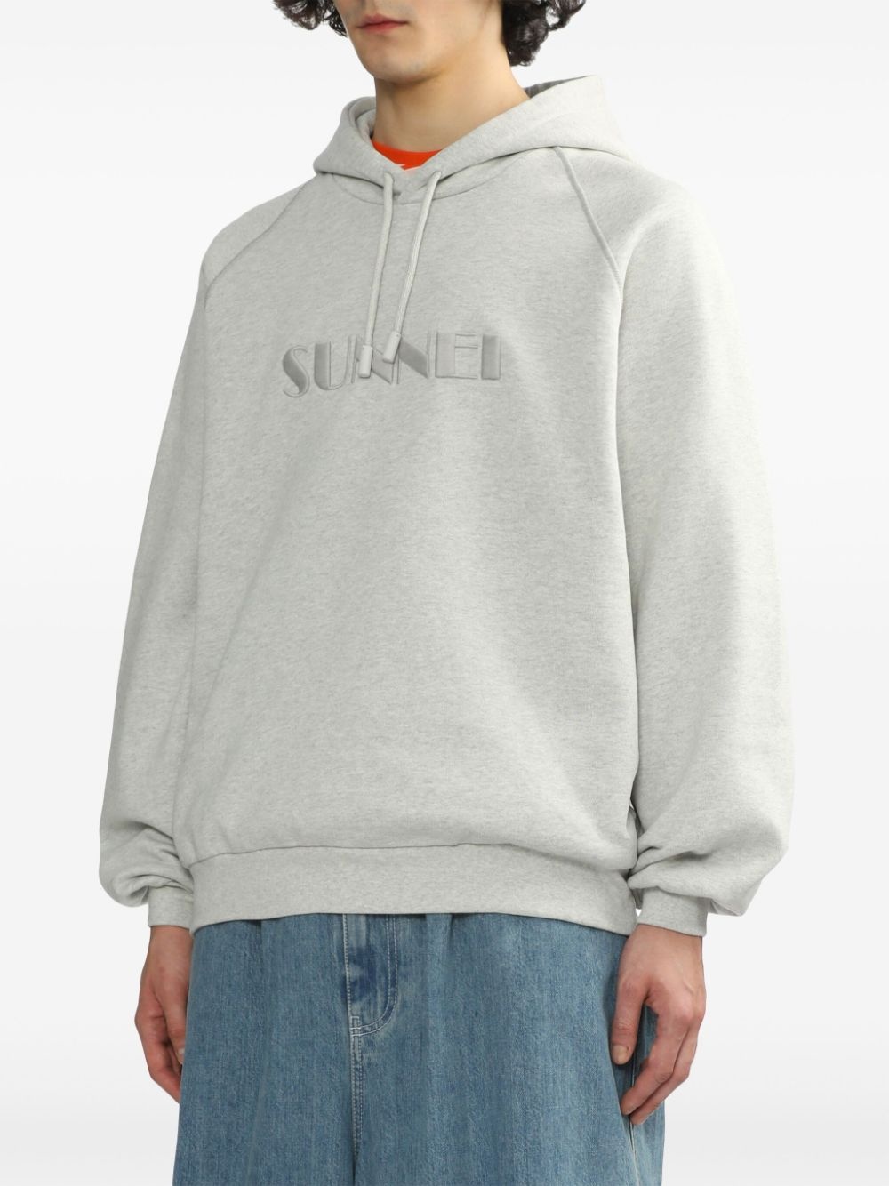 SUNNEI logo-embroidered hoodie | REVERSIBLE