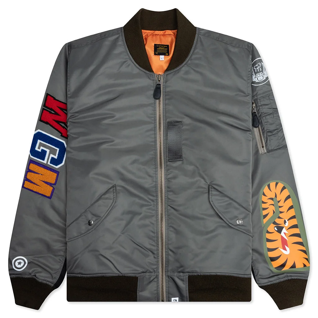 SHARK MA-1 - OLIVE DRAB - 1