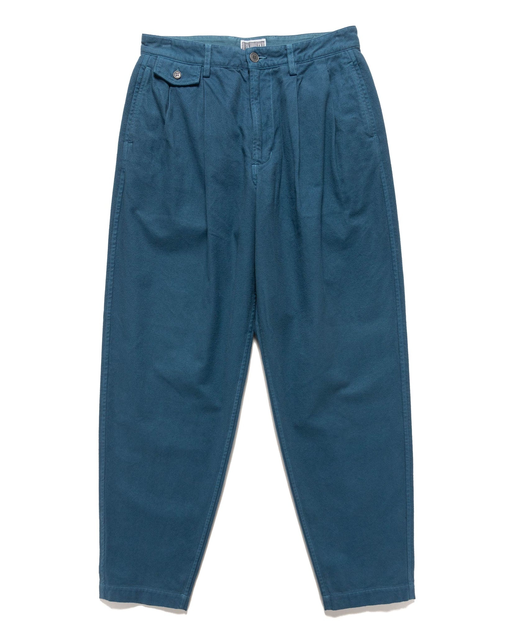 Overdye Two Tuck Pants Blue - 1