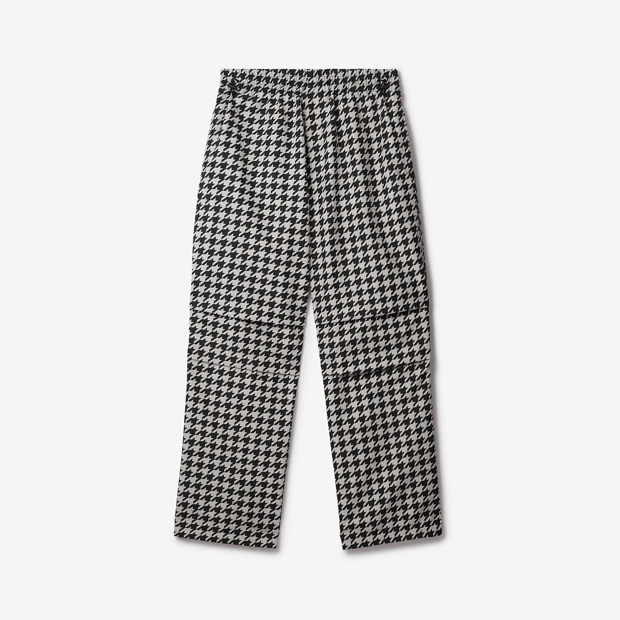 Houndstooth Cargo Trousers - 1
