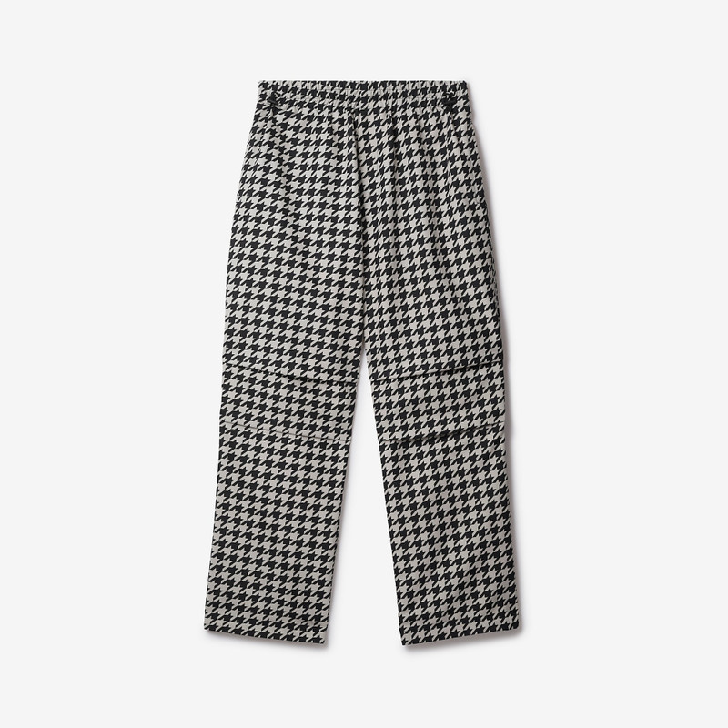 Houndstooth Cargo Trousers 1