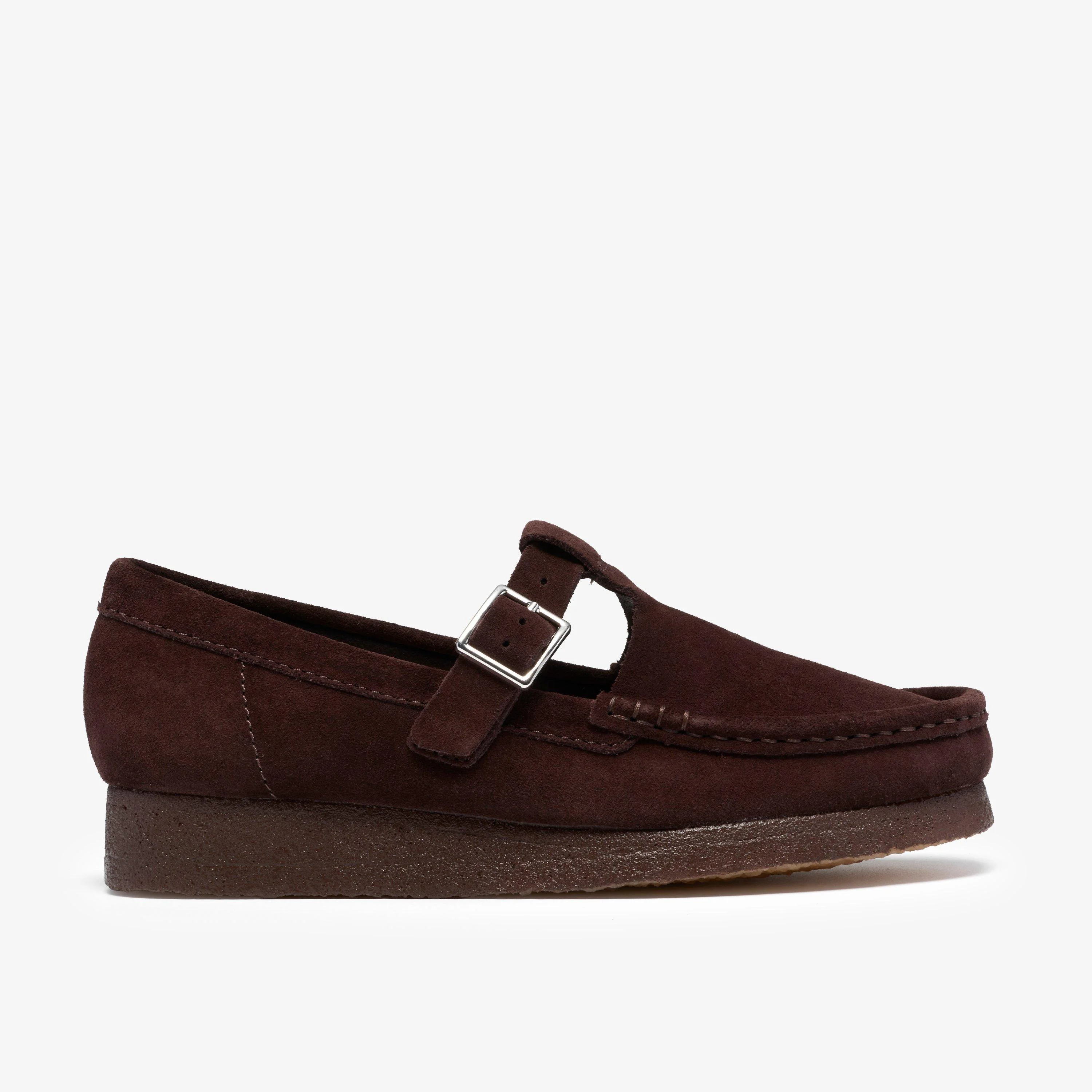 Wallabee T-Bar Chocolate Suede - 1