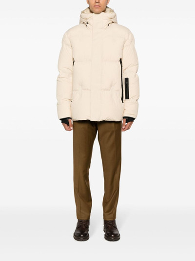 ZEGNA drawstring-hooded padded jacket outlook