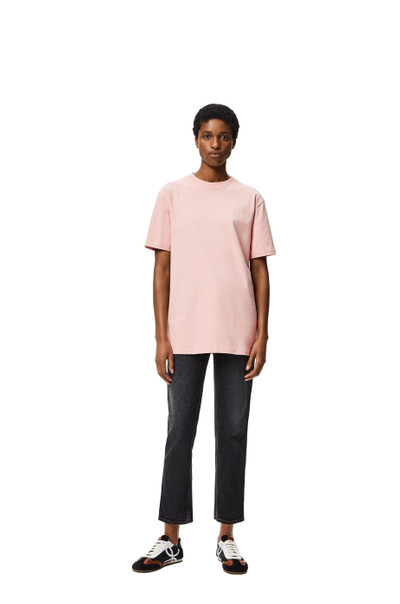 Loewe Anagram embroidered t-shirt in cotton outlook