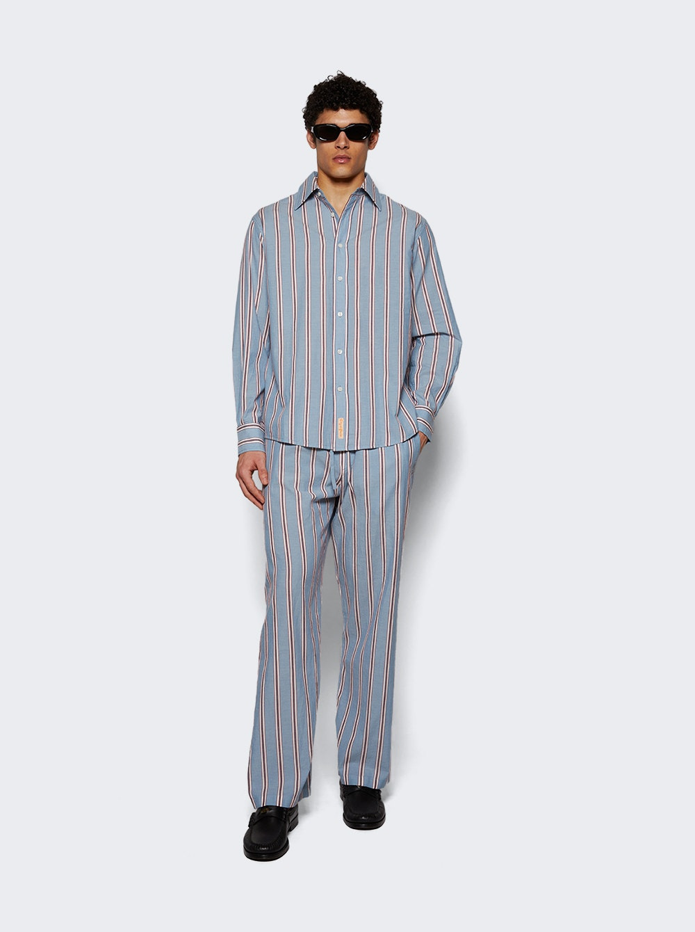 Regatta Stripe Pajama Pants Blue - 5