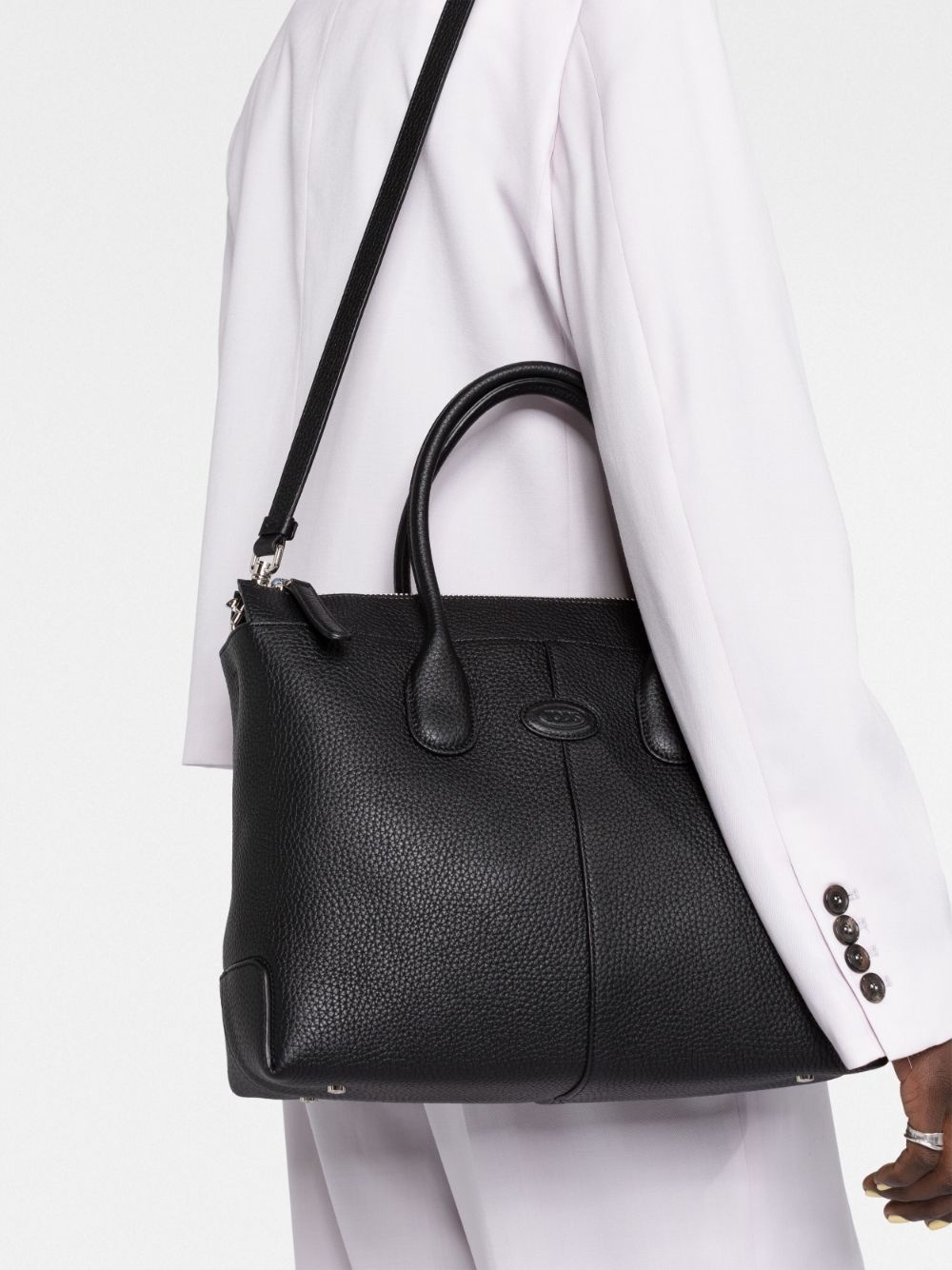 Di leather tote bag - 3