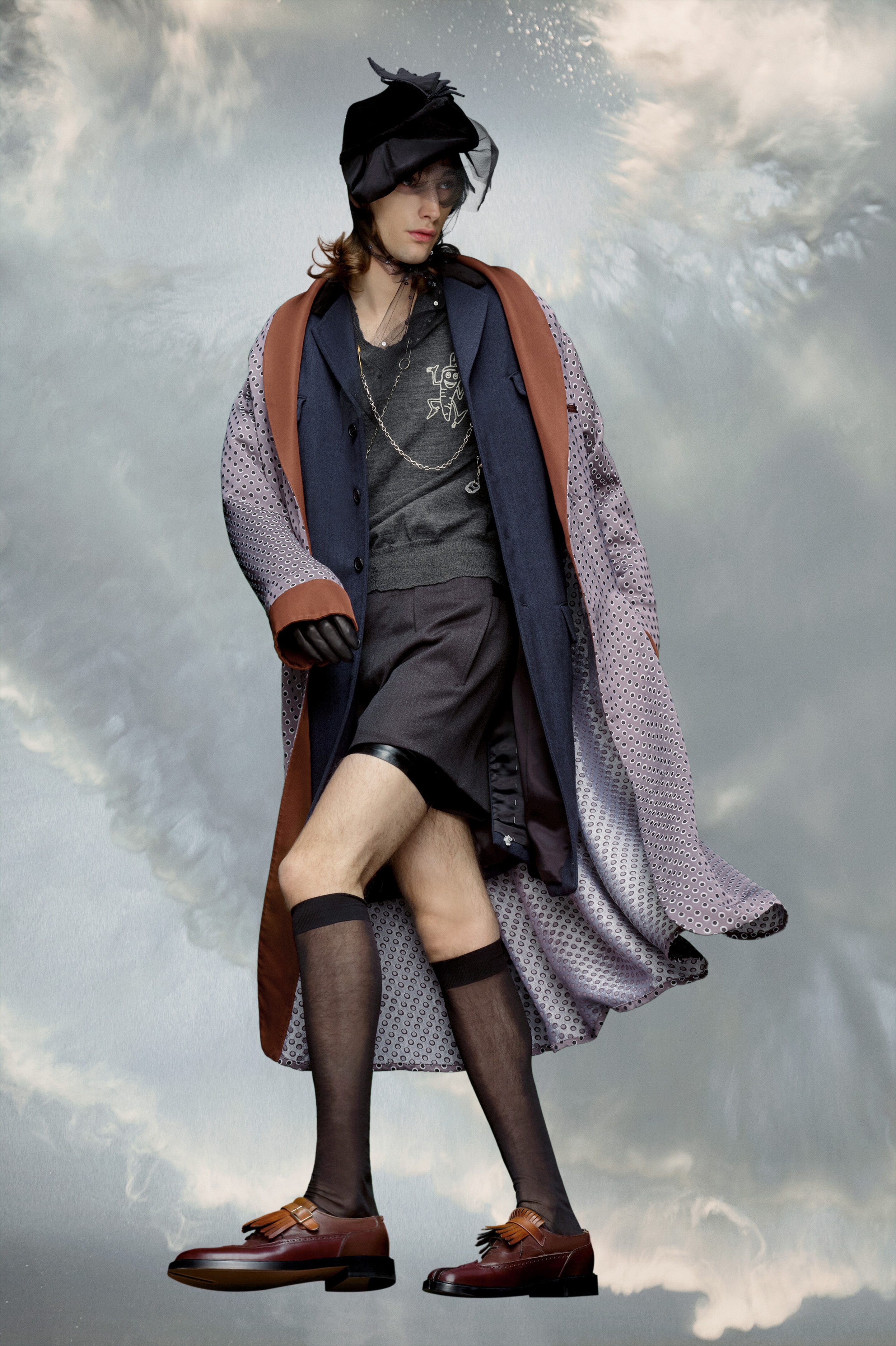 Fringe robe - 2