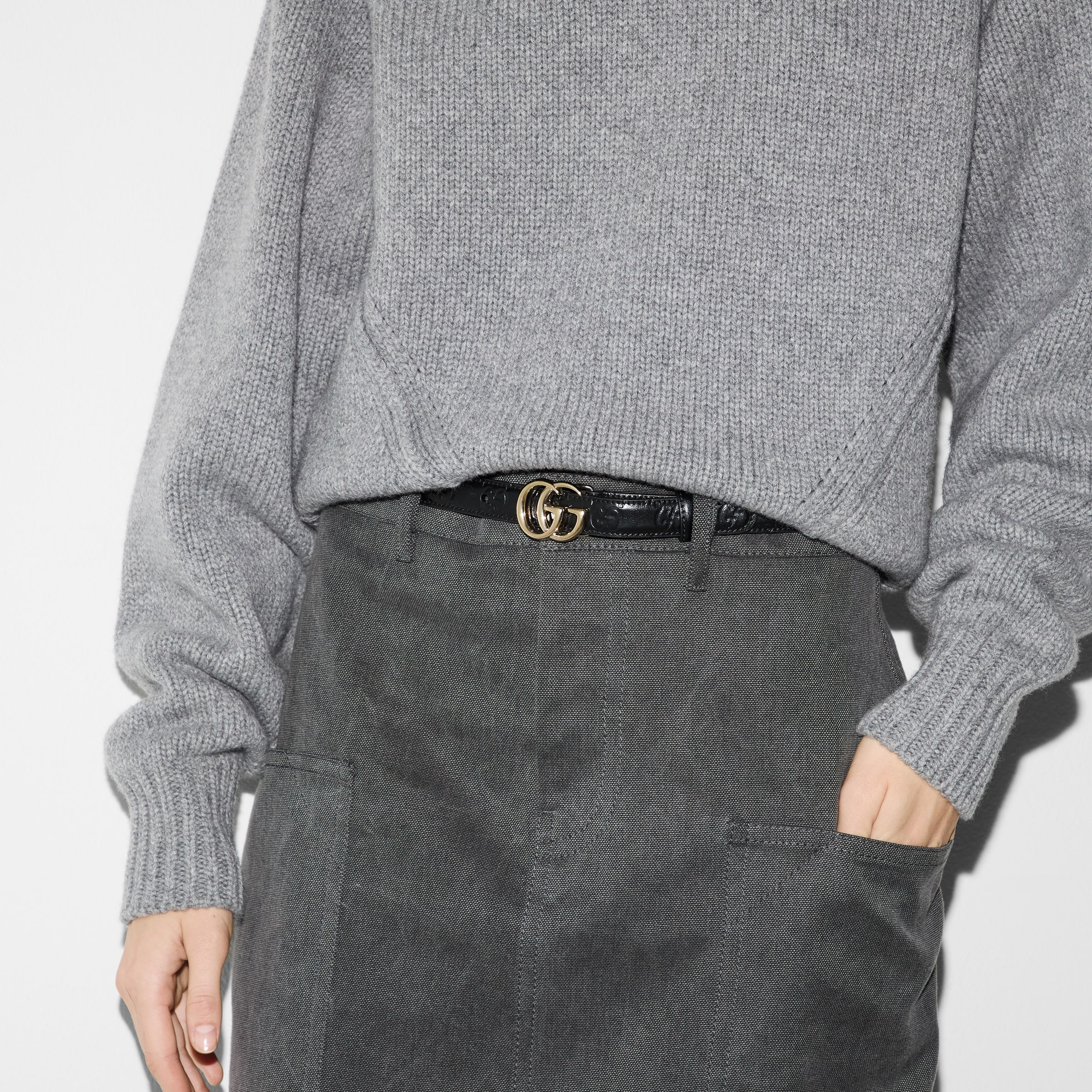 GG Marmont thin belt - 3